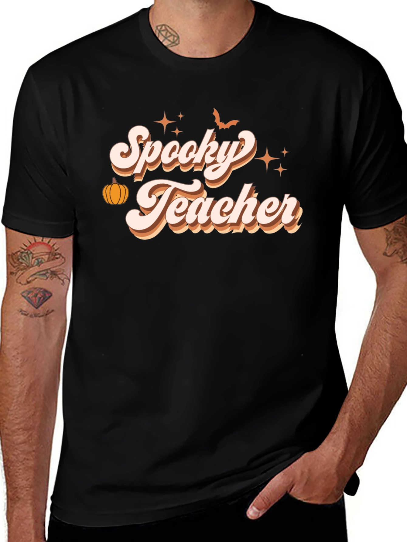 Spooky Teacher Halloween T-Shirt