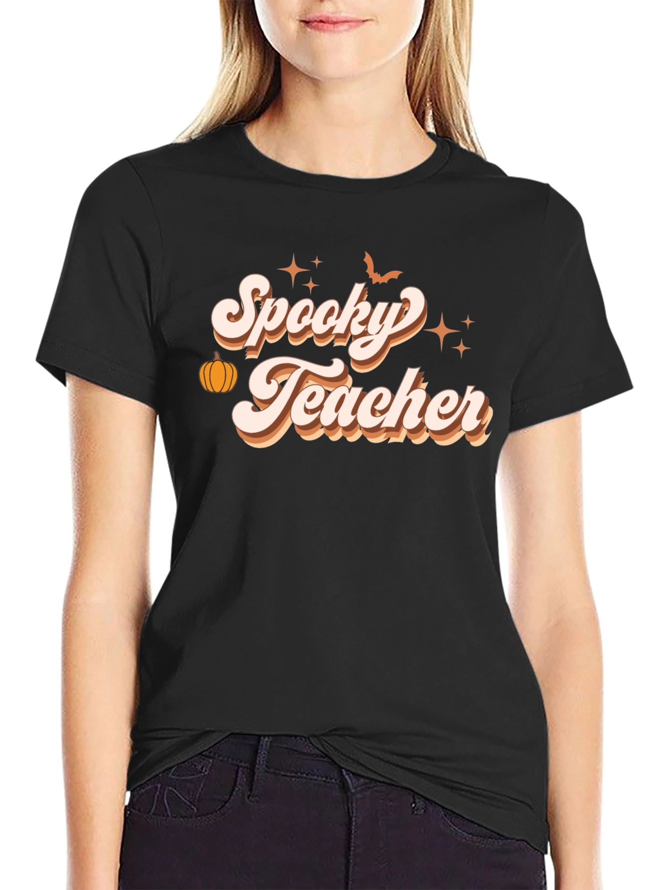 Spooky Teacher Halloween T-Shirt