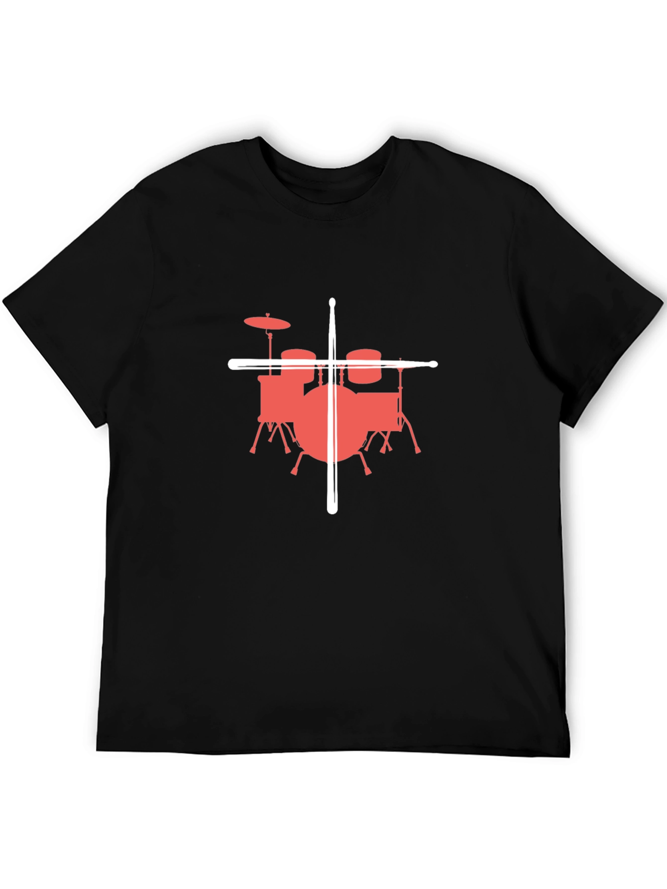 Drum Kit Graphic Tee - Musician Style
