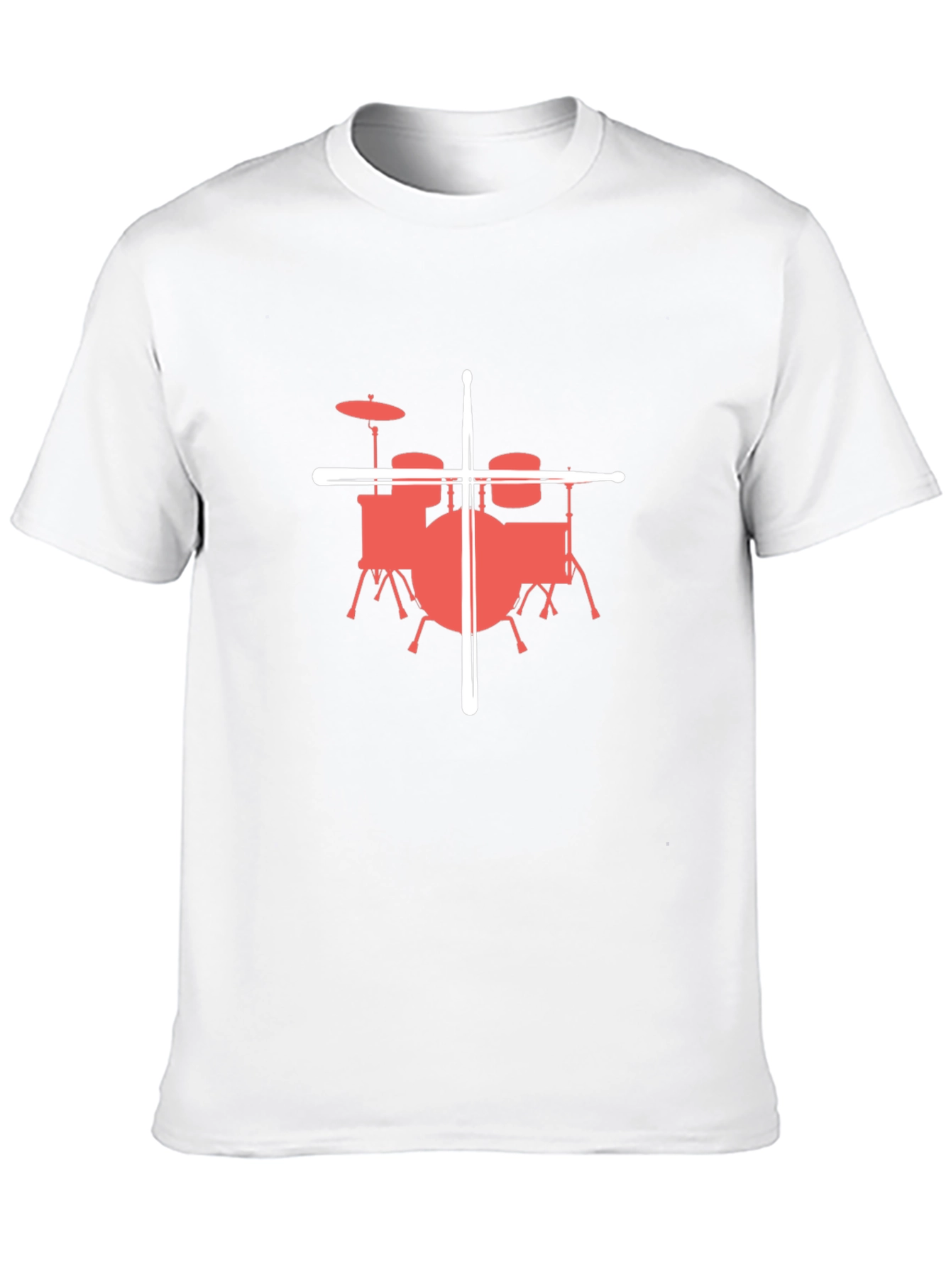 Drum Kit Graphic Tee - Musician Style