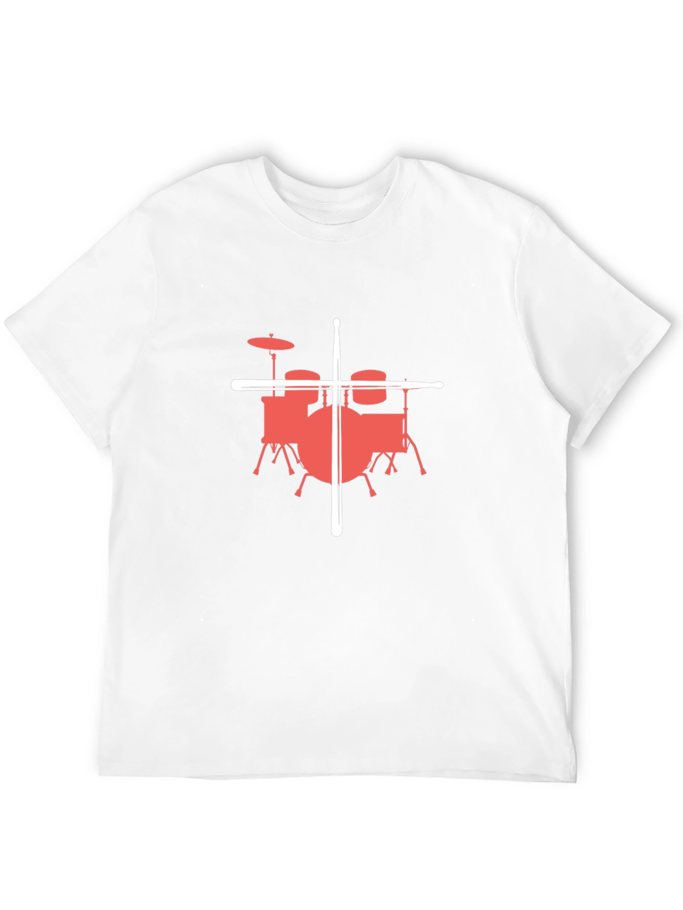 Drum Kit Graphic Tee - Musician Style