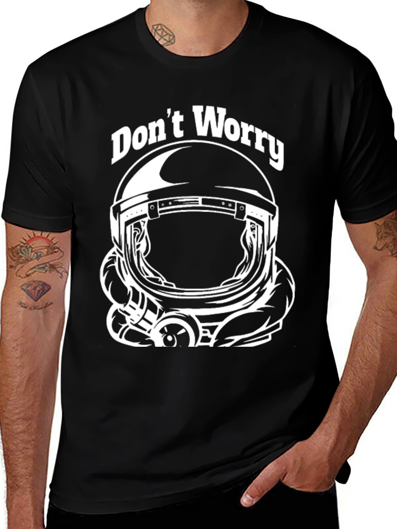 Dont Worry Astronaut Helmet T-Shirt