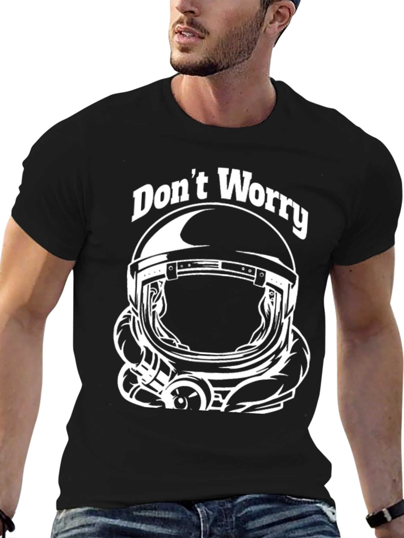 Dont Worry Astronaut Helmet T-Shirt