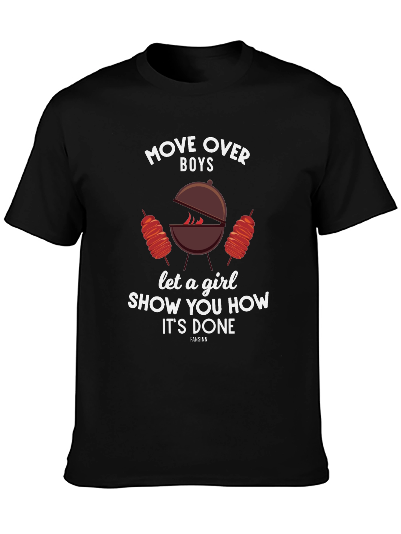 Move Over Boys BBQ Graphic Tee