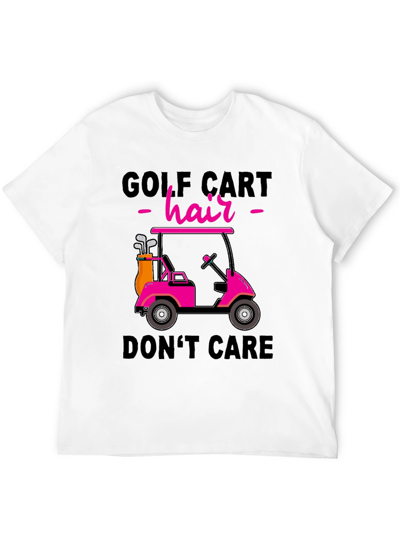 Golf Cart Hair T-Shirt