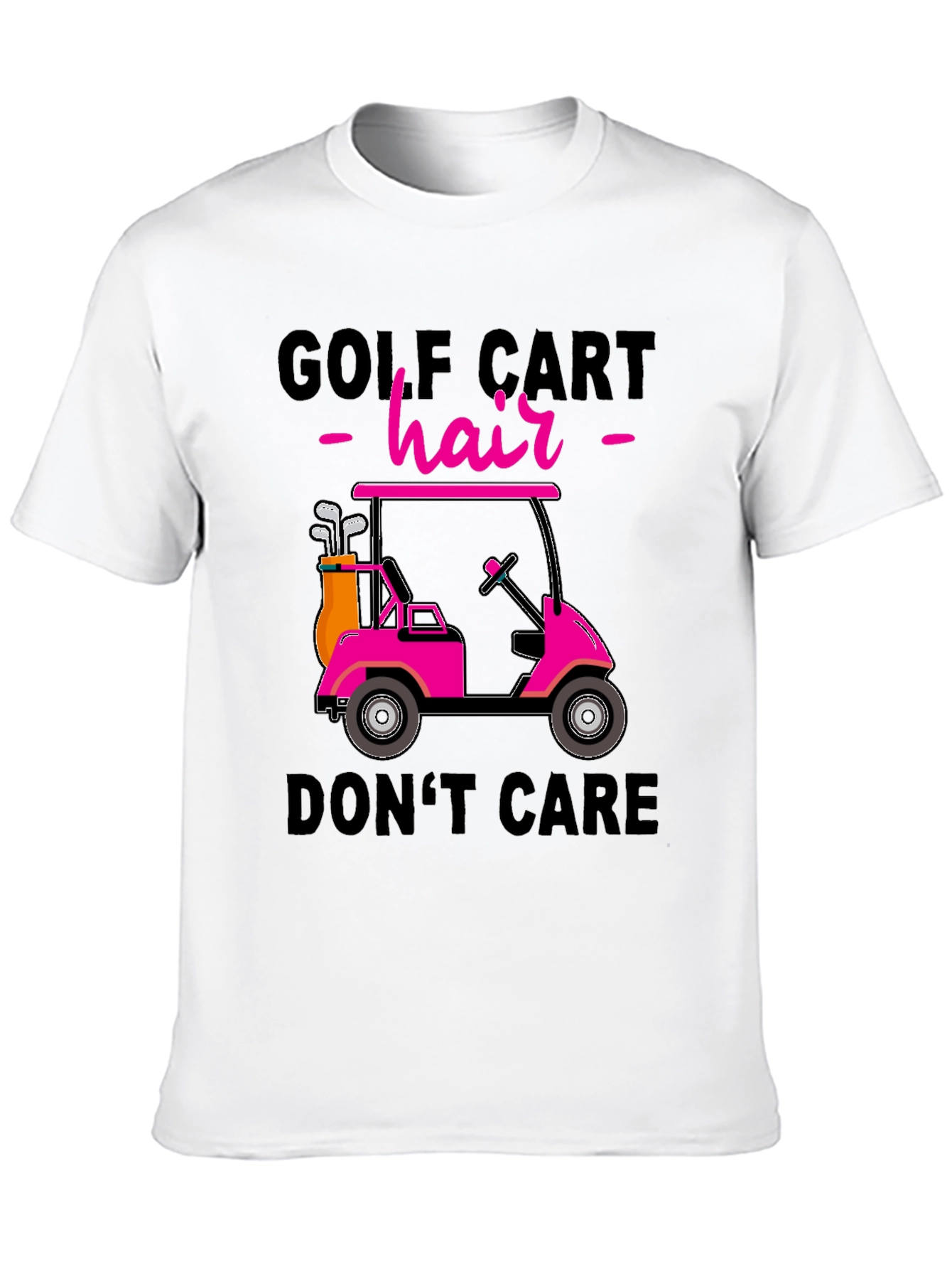 Golf Cart Hair T-Shirt
