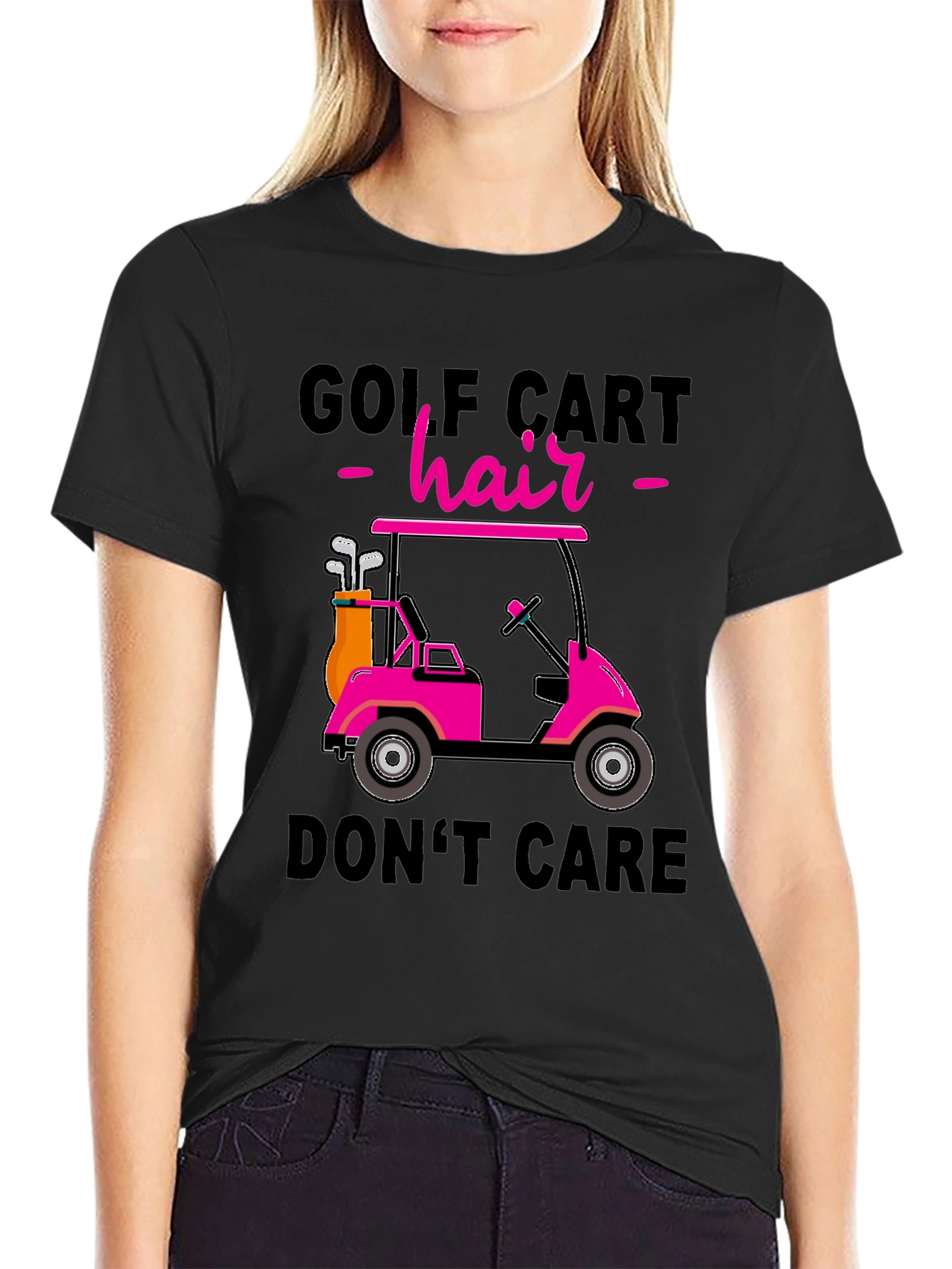 Golf Cart Hair T-Shirt