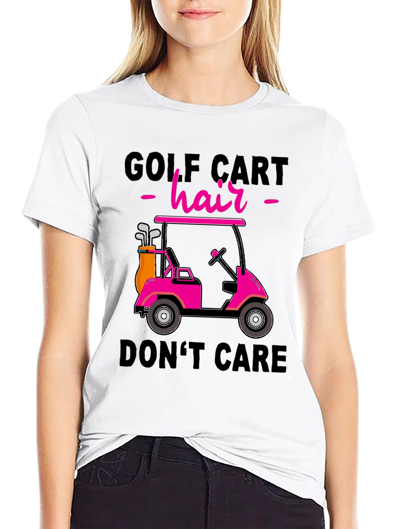Golf Cart Hair T-Shirt