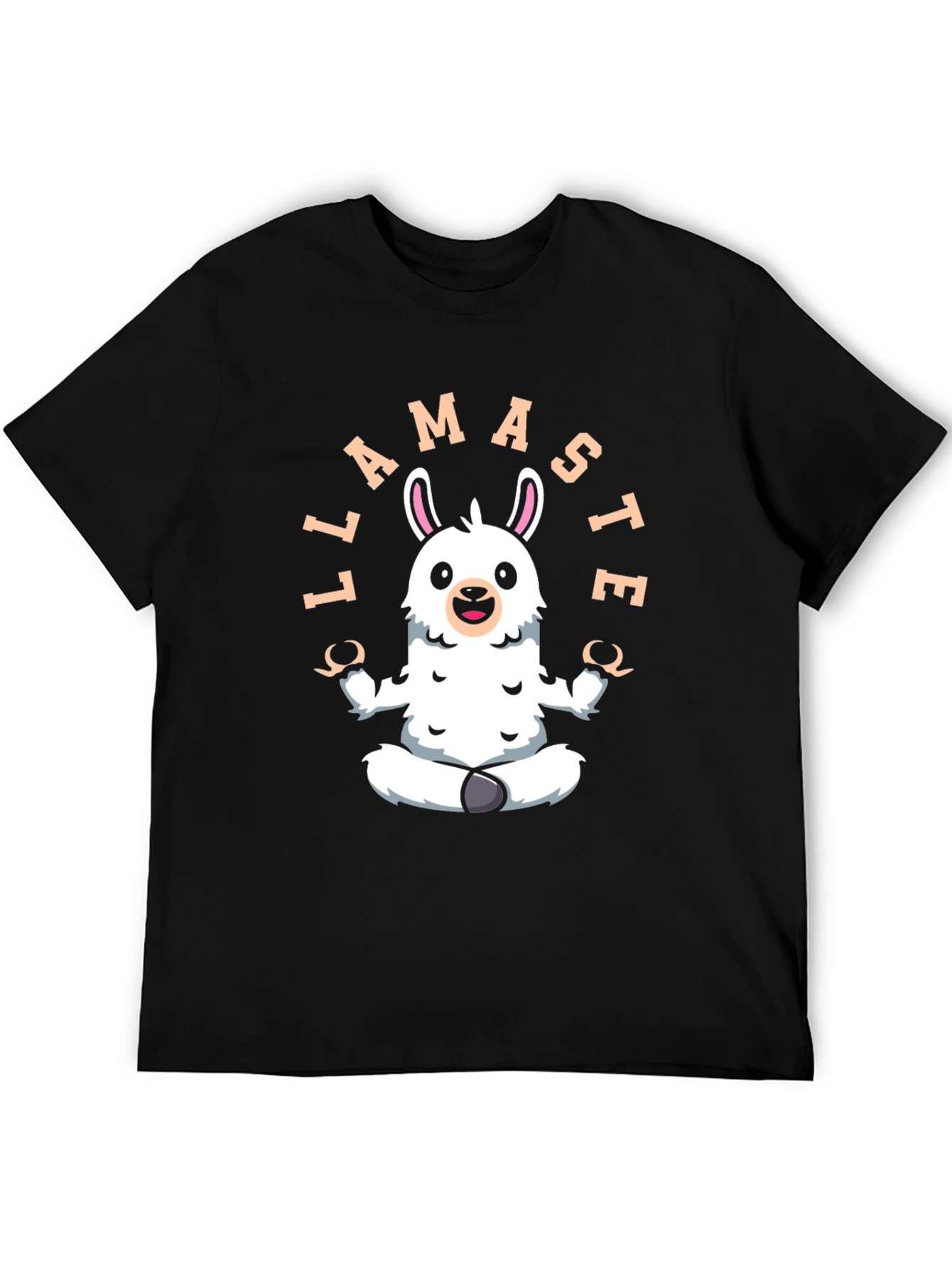 Llamaste Yoga T-Shirt - Mens Black Graphic Tee