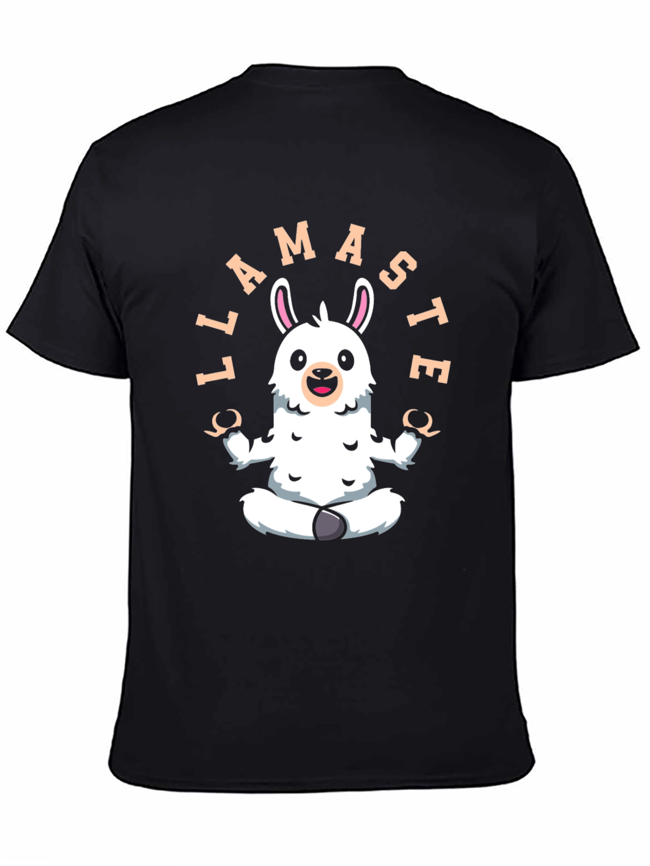 Llamaste Yoga T-Shirt - Mens Black Graphic Tee