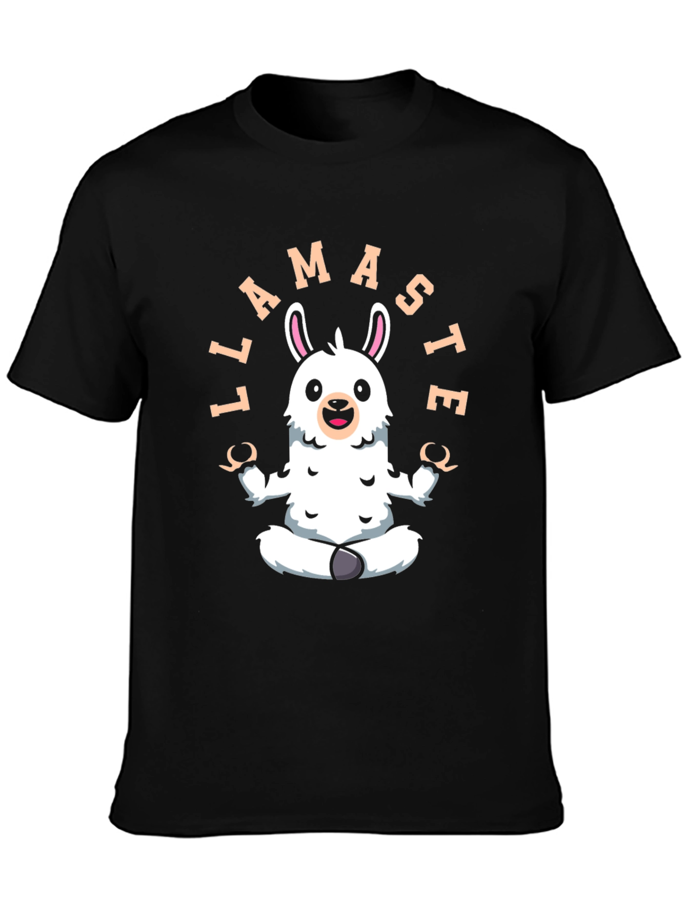 Llamaste Yoga T-Shirt - Mens Black Graphic Tee