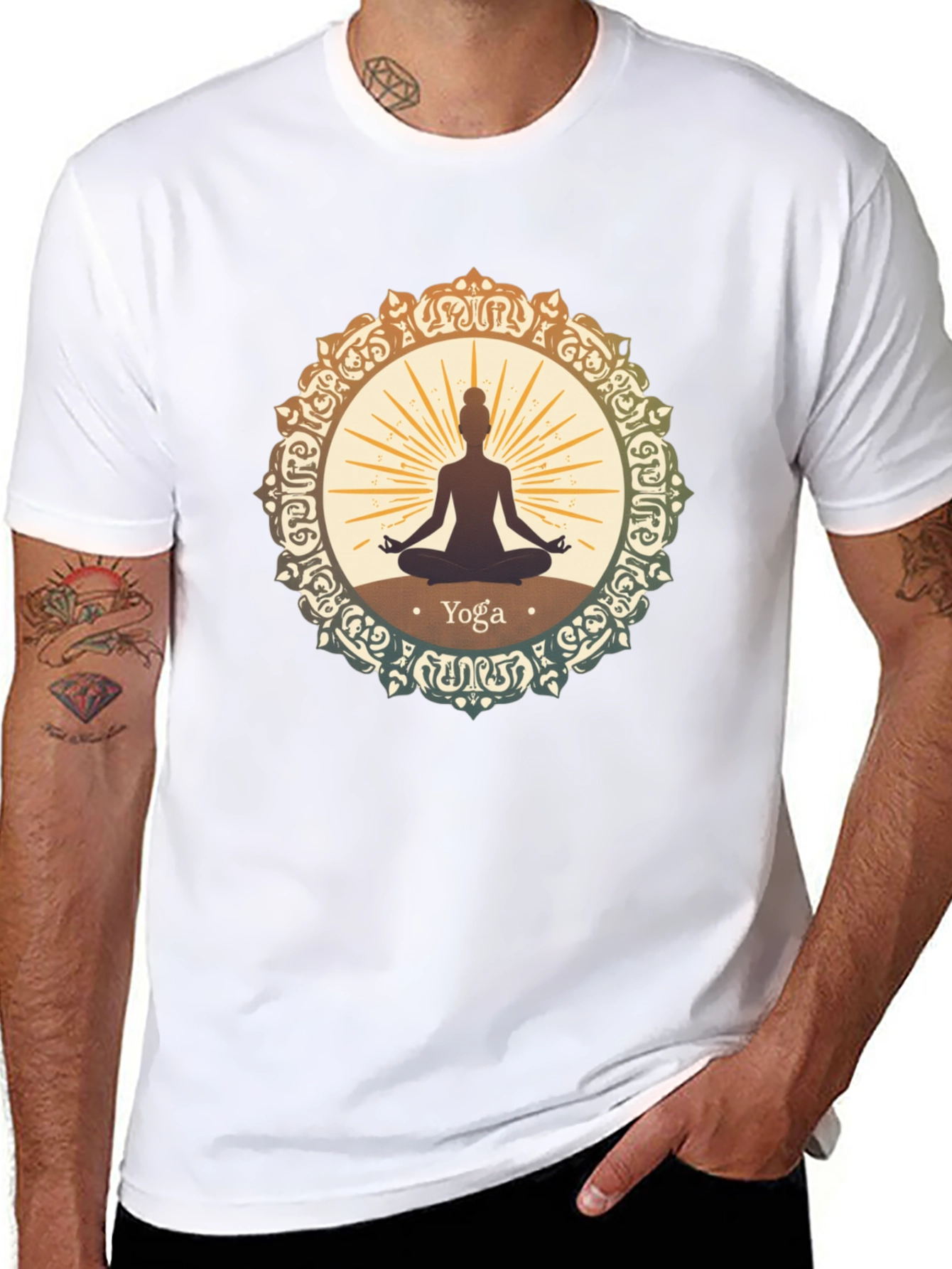 Yoga Mandala T-Shirt - Meditate in Style