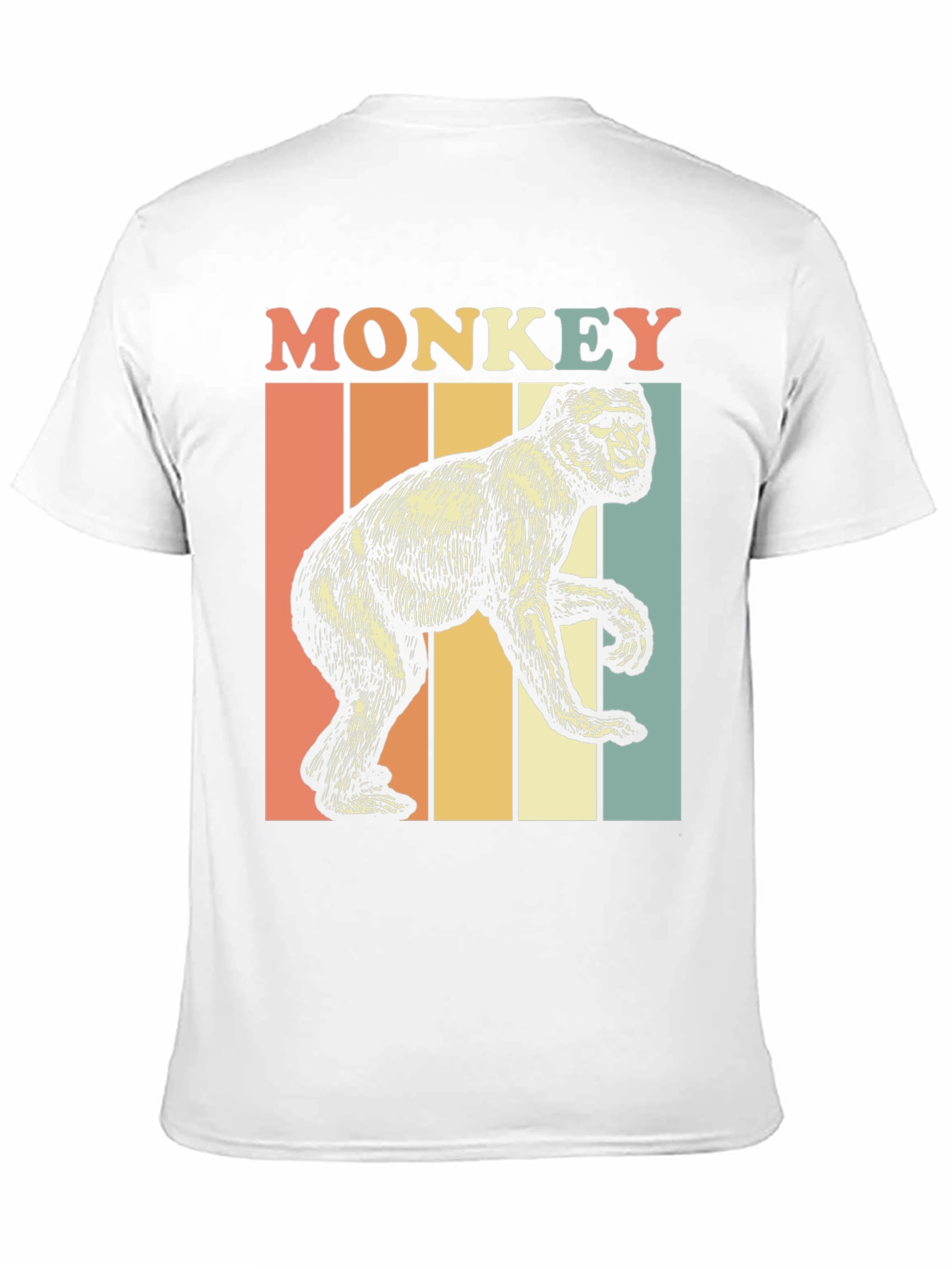 Retro Monkey Graphic T-Shirt