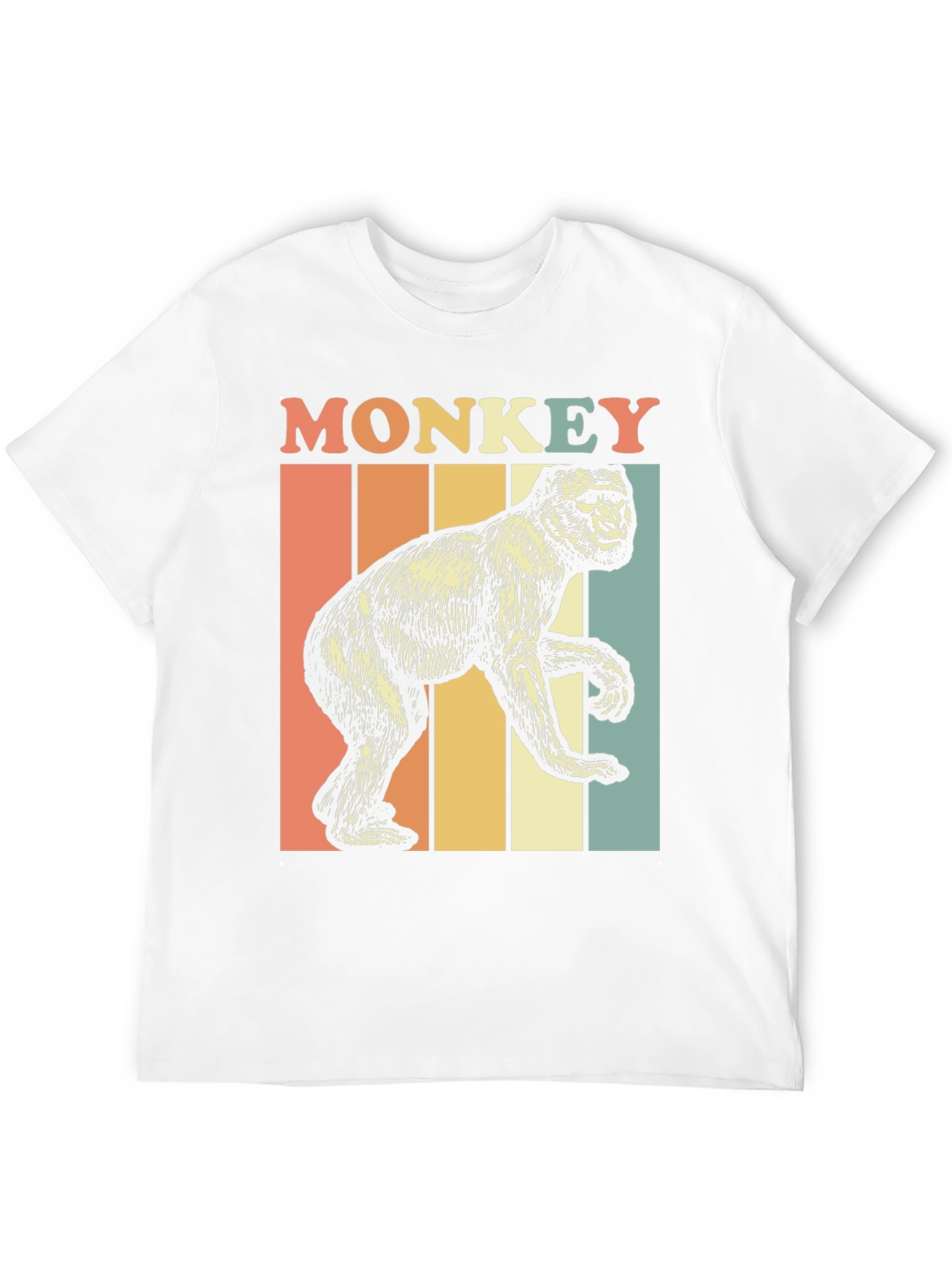 Retro Monkey Graphic T-Shirt