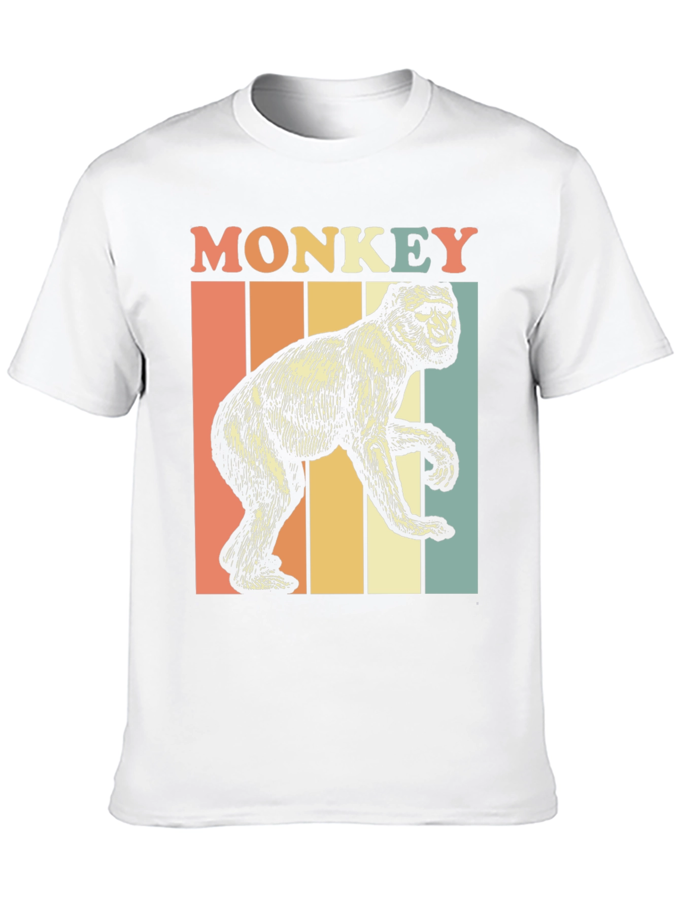 Retro Monkey Graphic T-Shirt