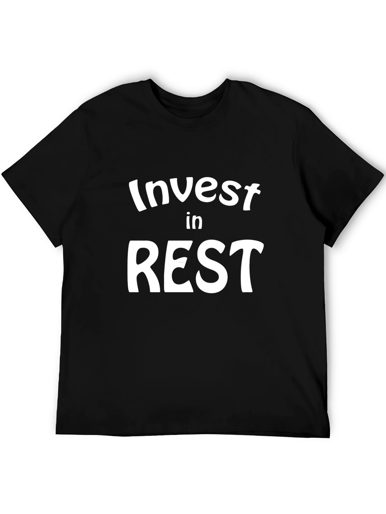 Invest In Rest Black T-Shirt