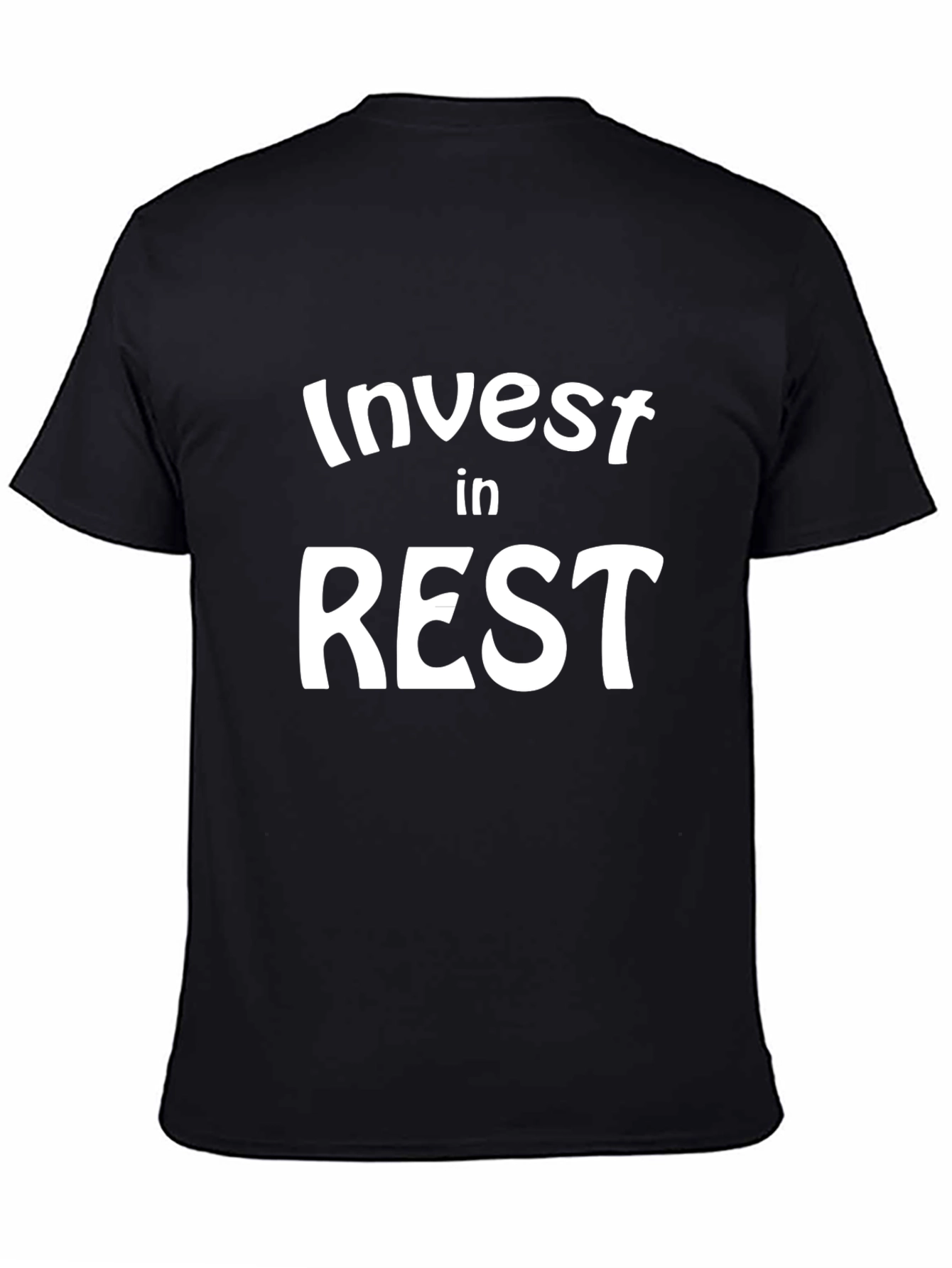 Invest In Rest Black T-Shirt