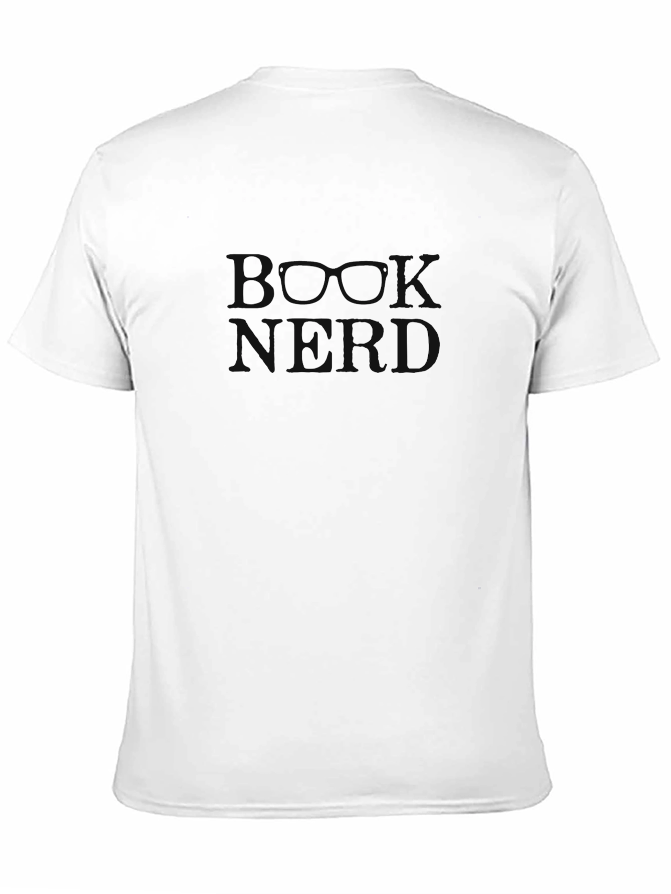 Book Nerd Black Crewneck T-Shirt