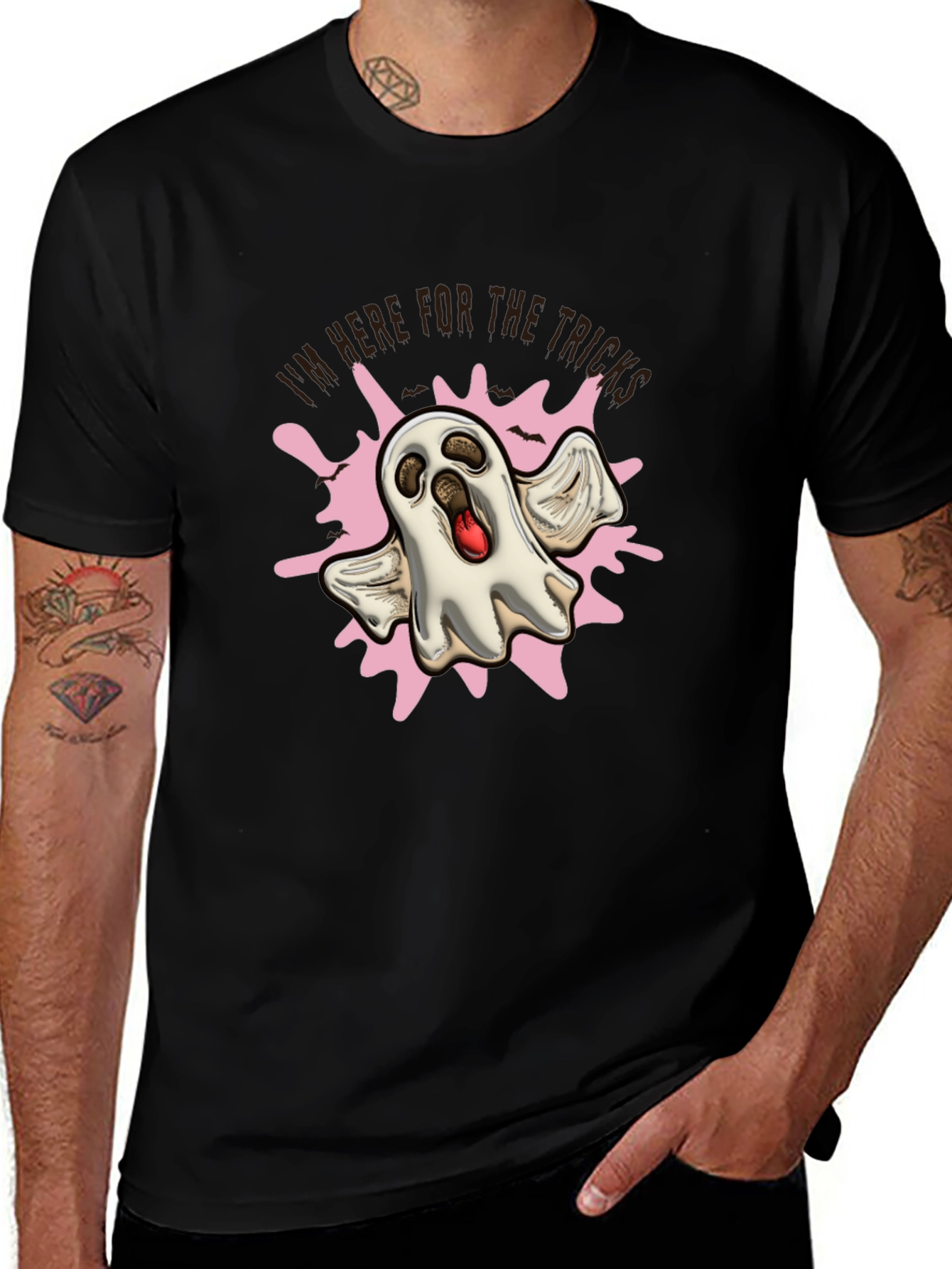 Im Here for The Tricks Ghost T-Shirt