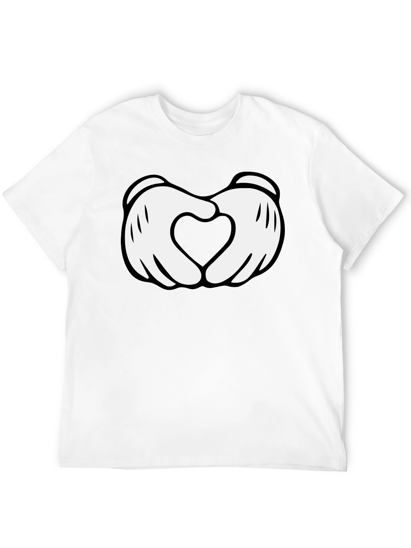 Heart Hands Graphic Tee - Soft Cotton Blend