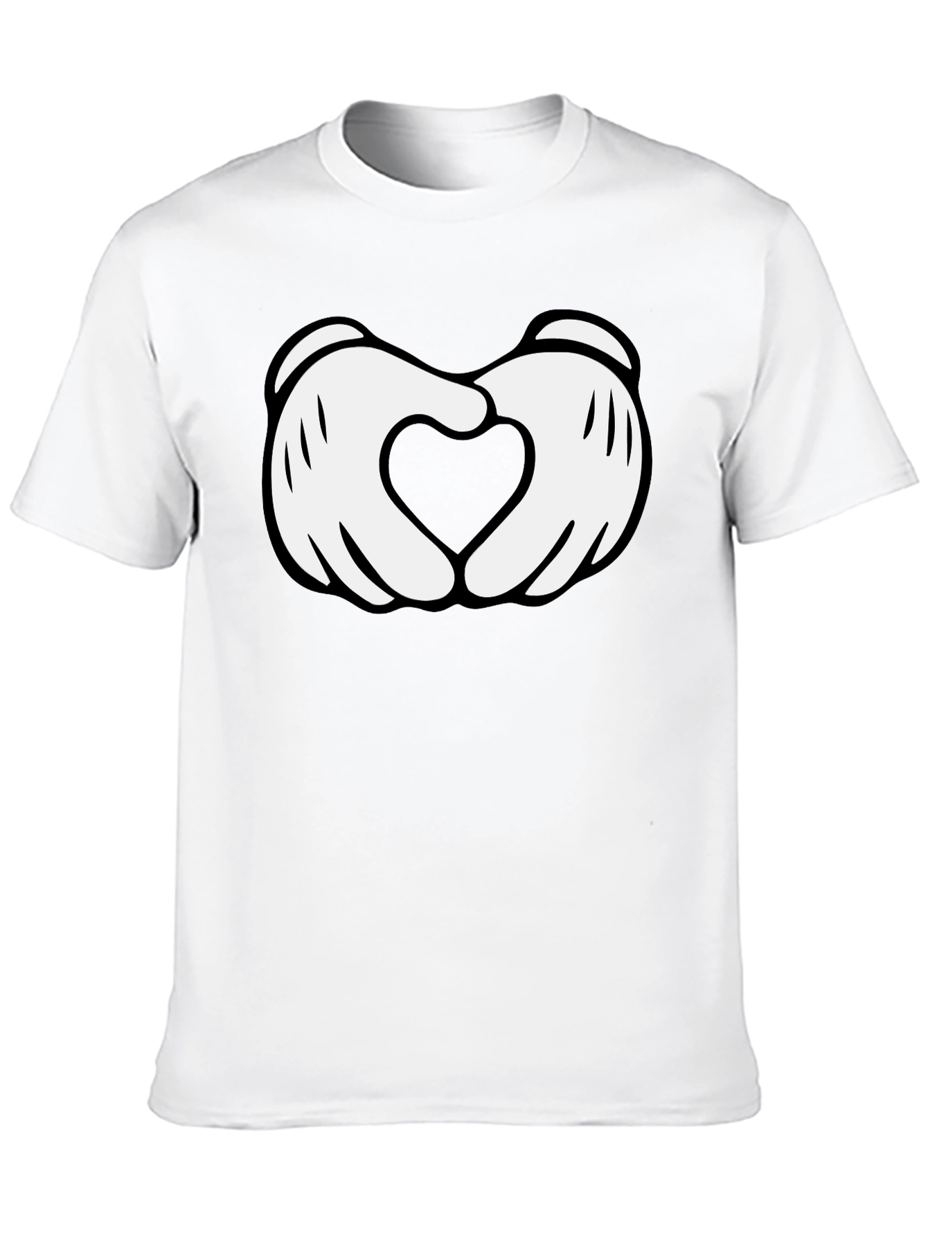 Heart Hands Graphic Tee - Soft Cotton Blend