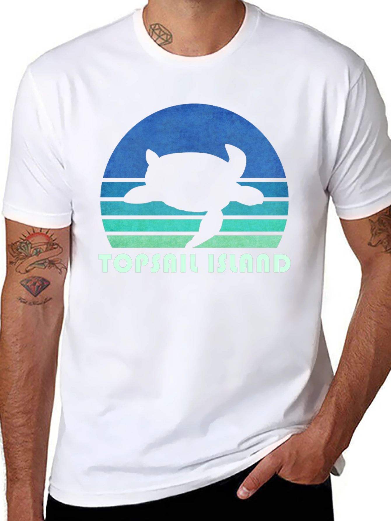 Topsail Island Turtle Graphic Tee