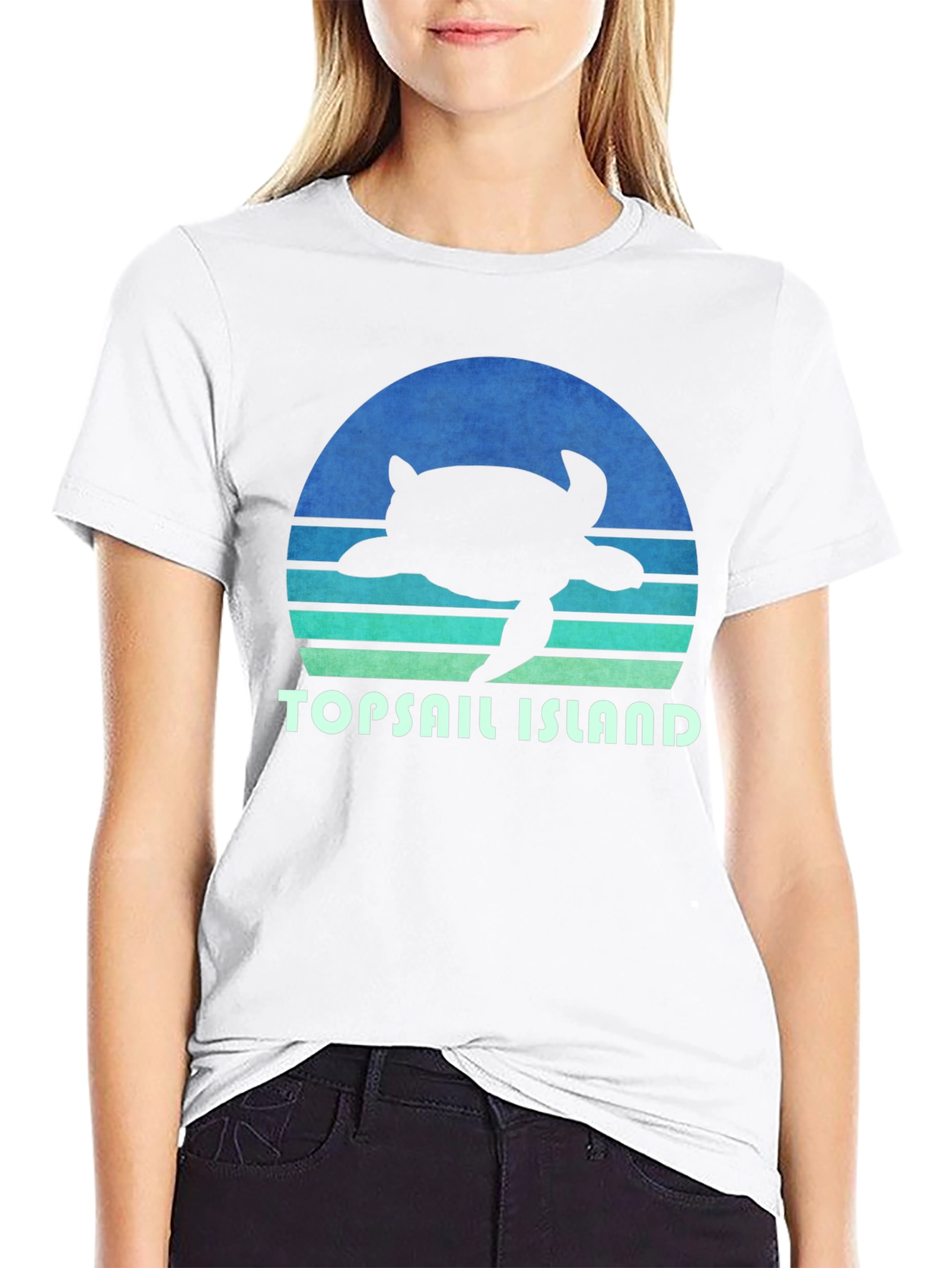 Topsail Island Turtle Graphic Tee