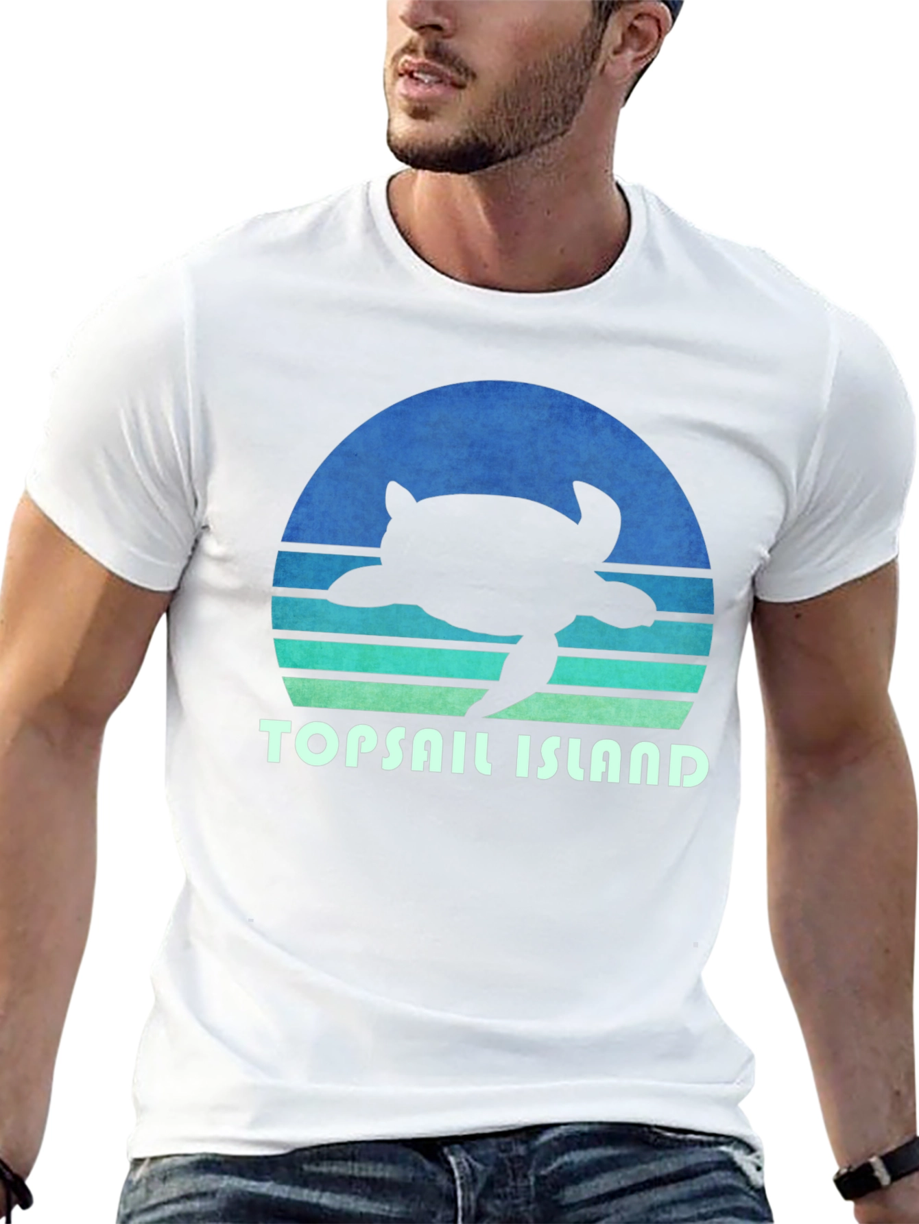 Topsail Island Turtle Graphic Tee