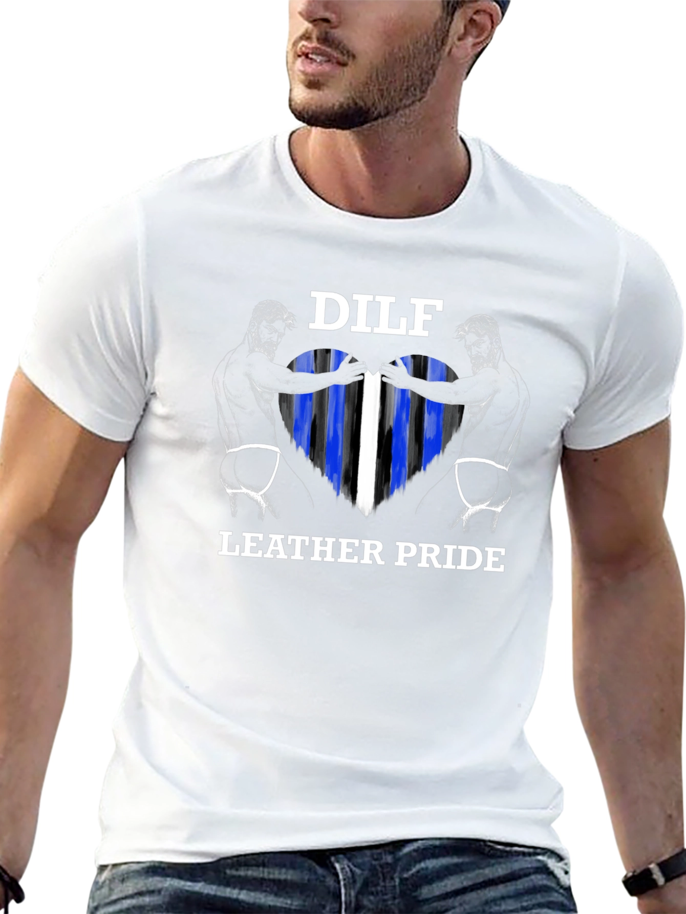 DILF Leather Pride T-Shirt