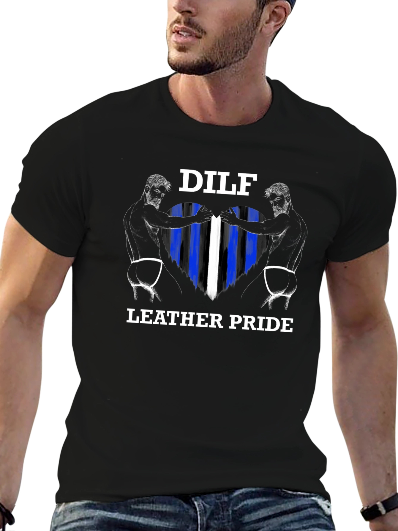 DILF Leather Pride T-Shirt