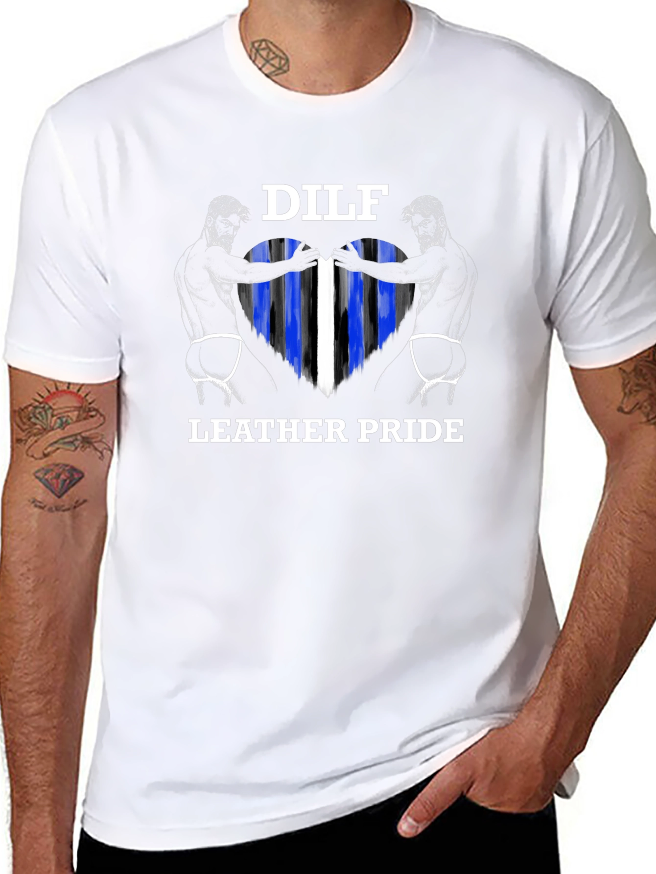 DILF Leather Pride T-Shirt