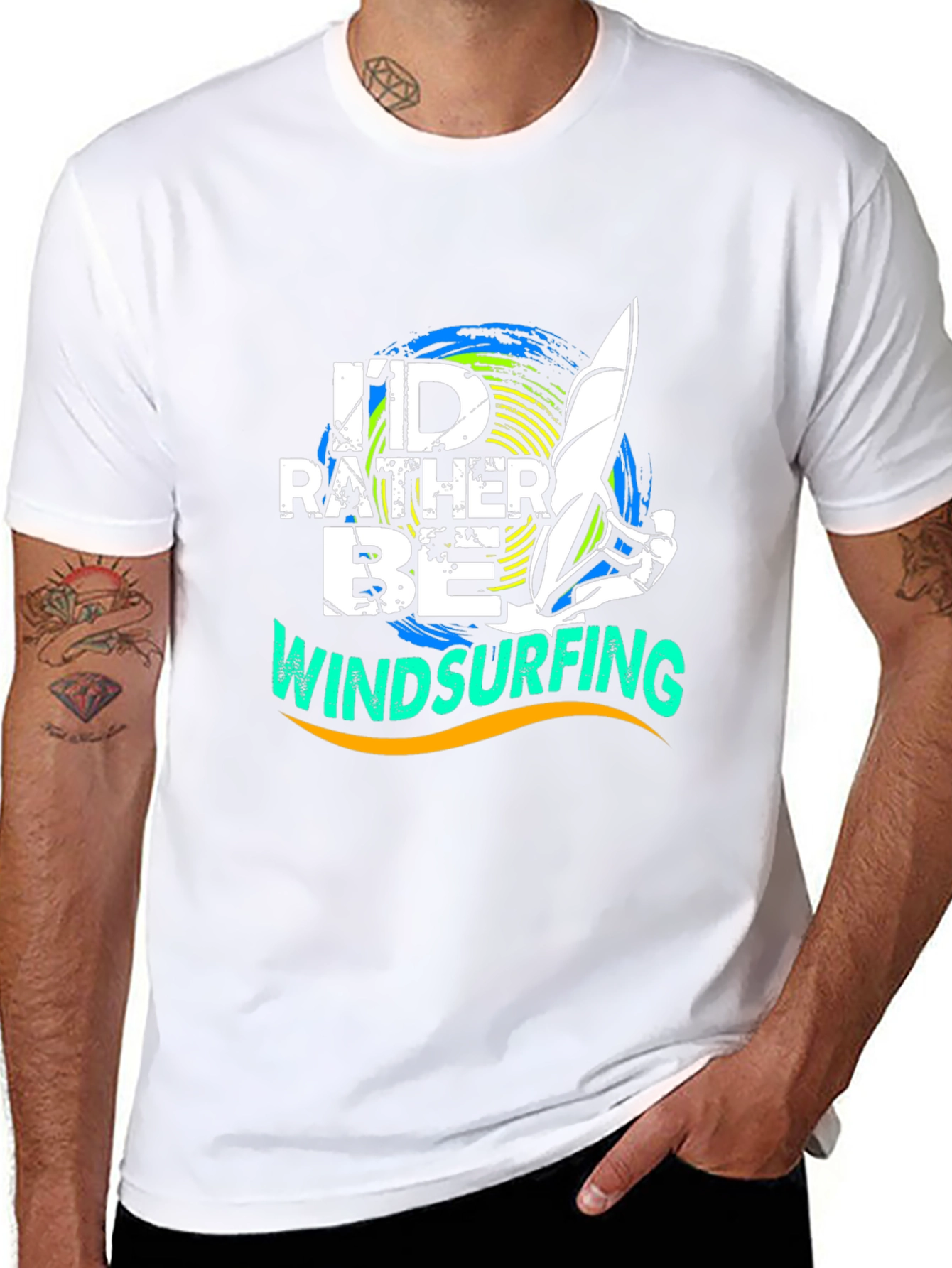 Windsurfing Graphic T-Shirt