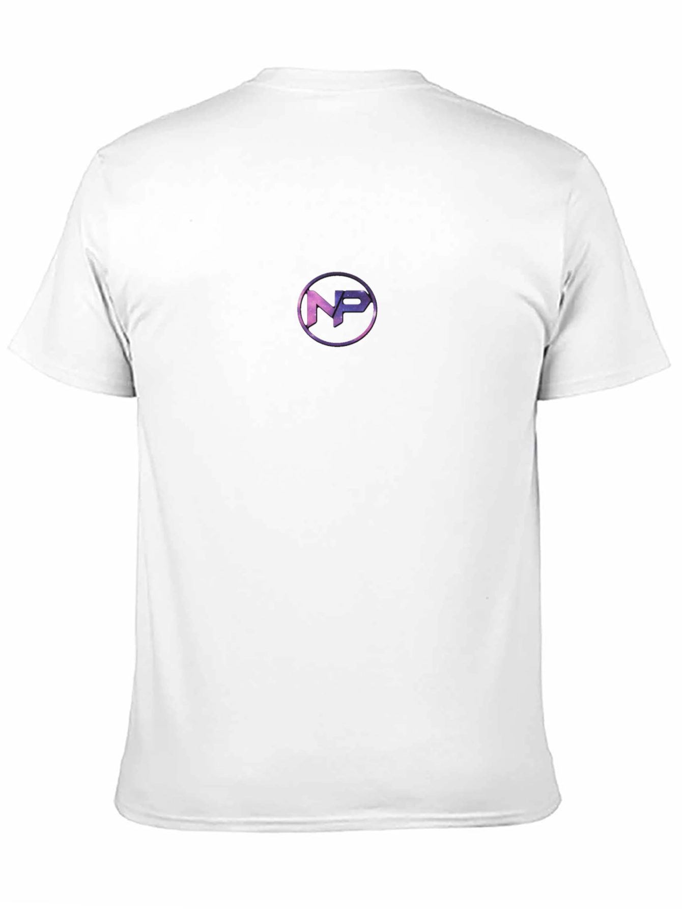Mens Black Crew Neck T-Shirt with NP Logo