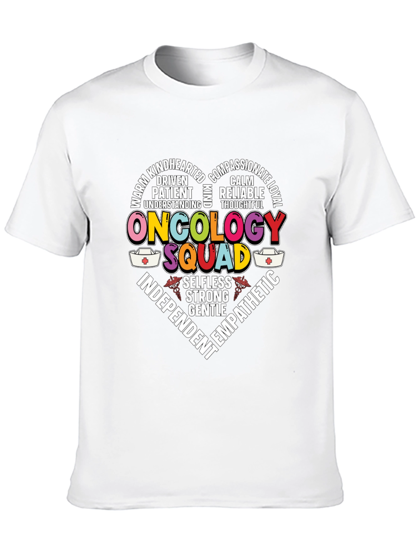 Oncology Squad Heart Graphic T-Shirt