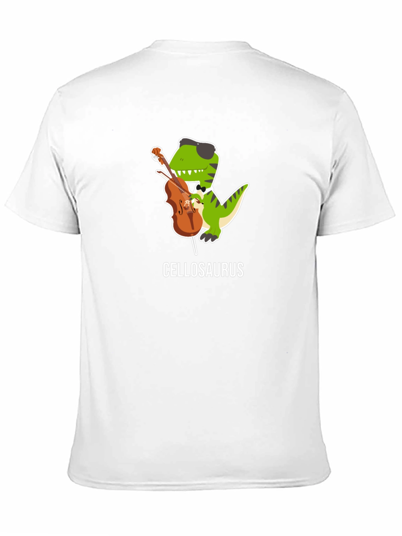 Cellosaurus T-Shirt - Funny Dinosaur Cello Player Tee
