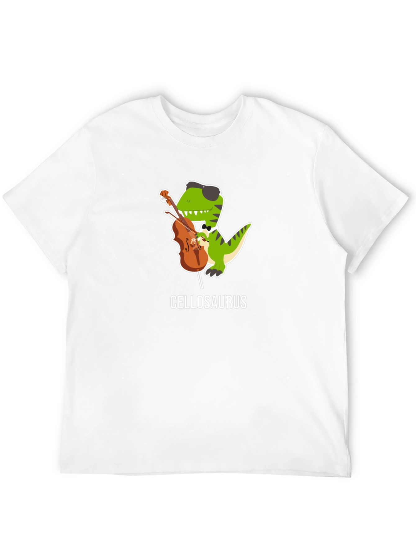 Cellosaurus T-Shirt - Funny Dinosaur Cello Player Tee