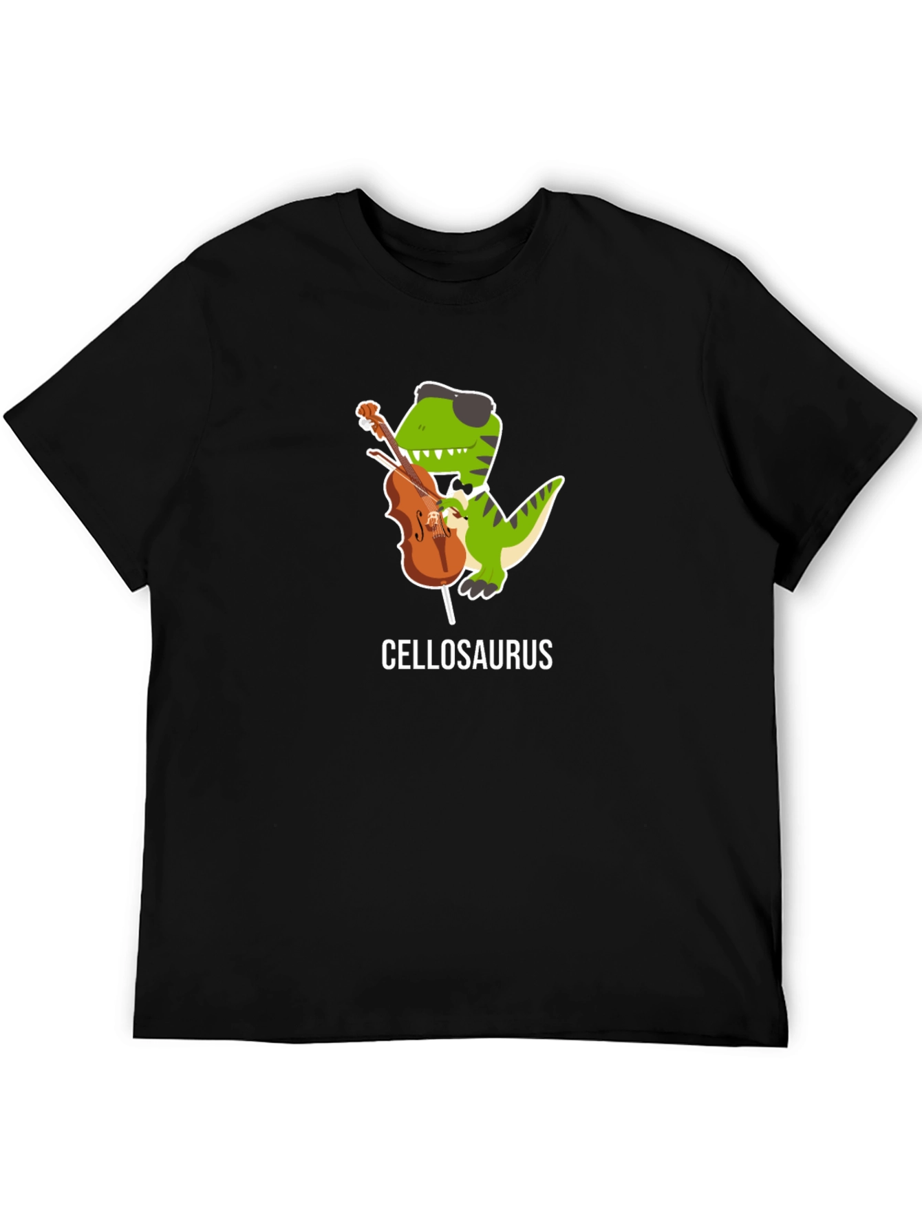 Cellosaurus T-Shirt - Funny Dinosaur Cello Player Tee