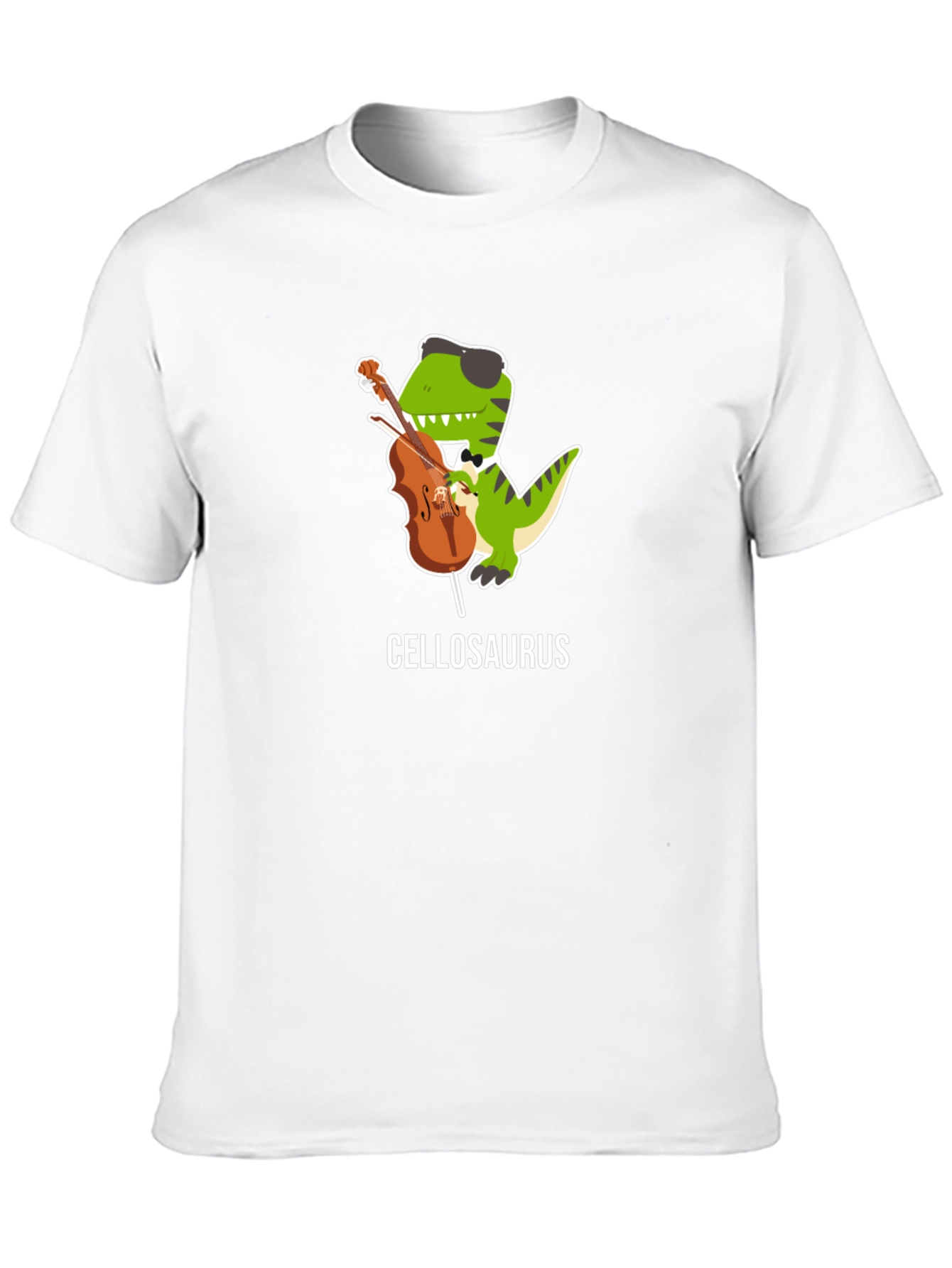 Cellosaurus T-Shirt - Funny Dinosaur Cello Player Tee