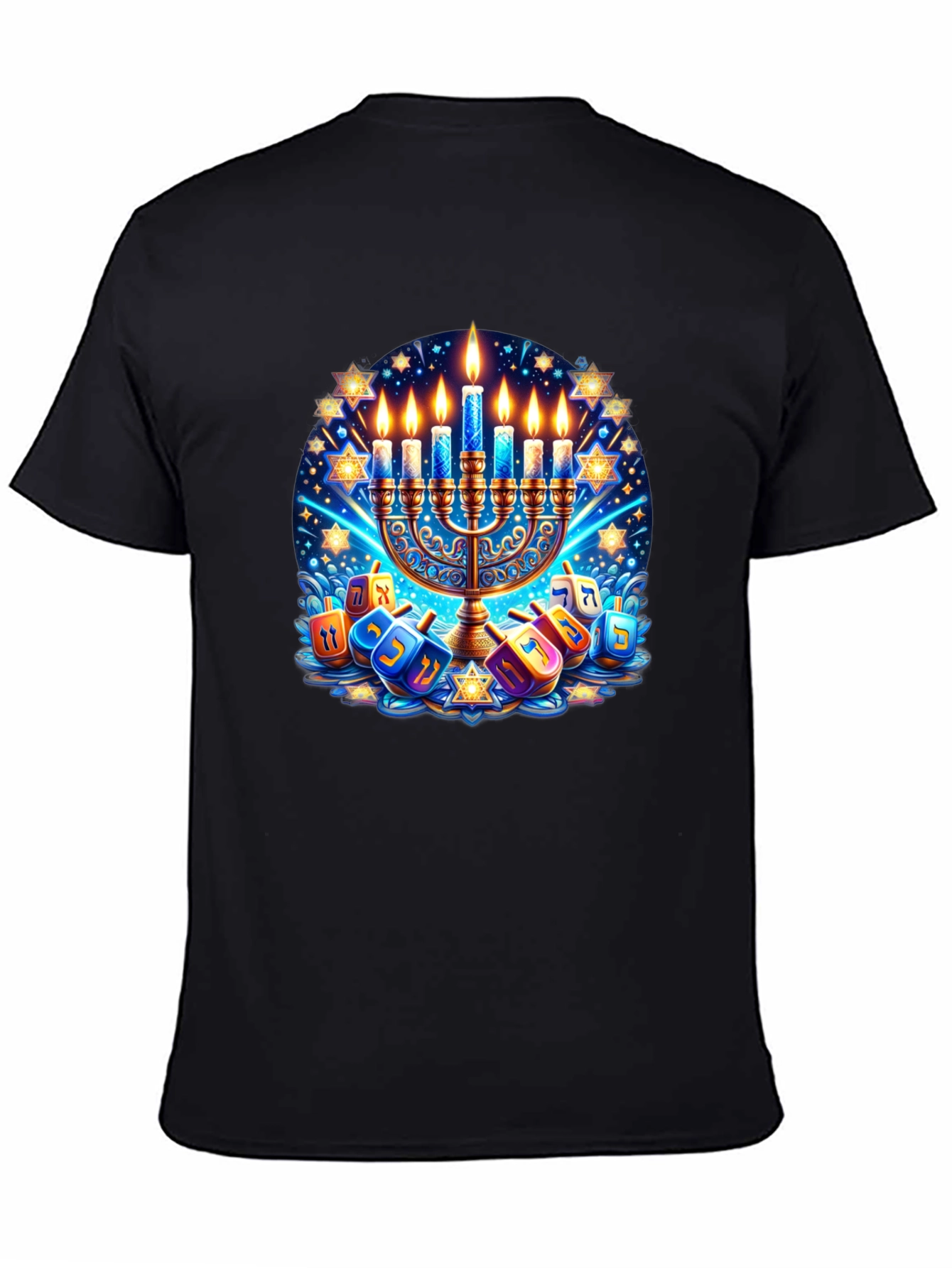 Mens Hanukkah Graphic T-Shirt