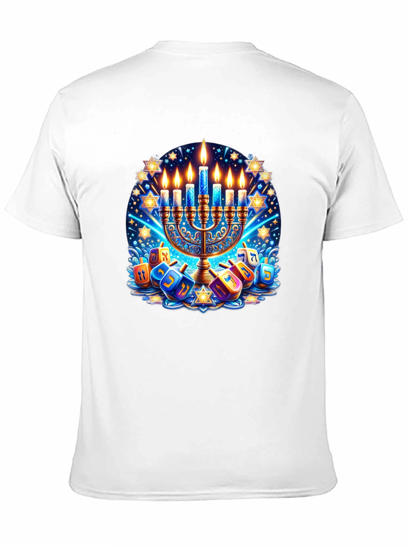 Mens Hanukkah Graphic T-Shirt