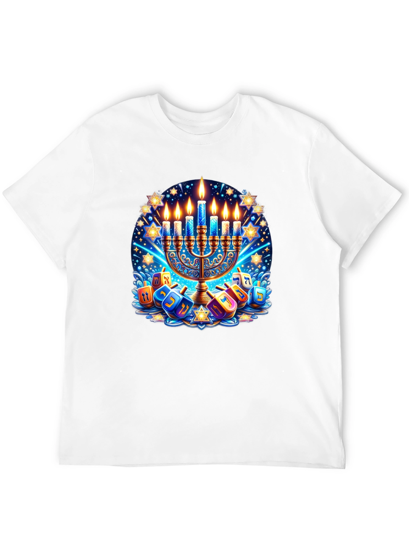 Mens Hanukkah Graphic T-Shirt