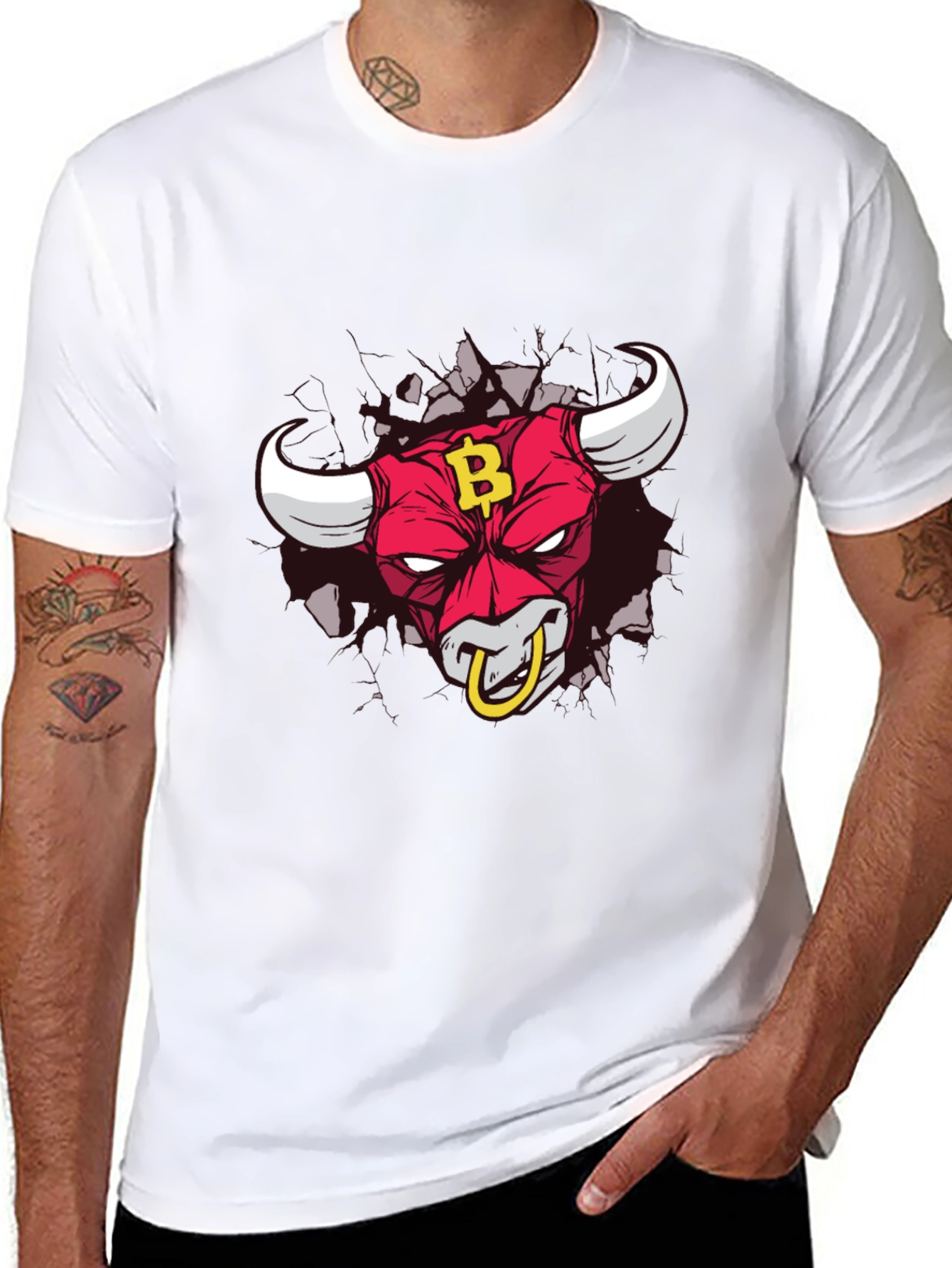 Bitcoin Bull T-Shirt - Crypto Design Tee