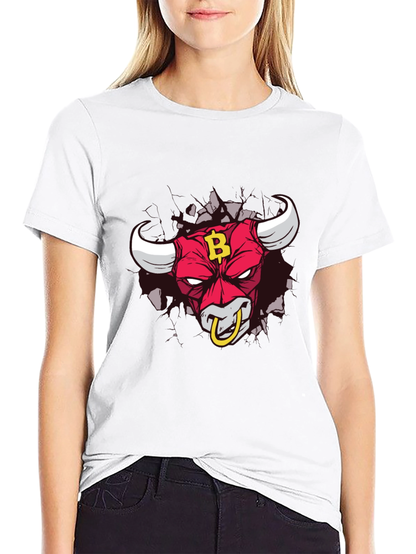 Bitcoin Bull T-Shirt - Crypto Design Tee