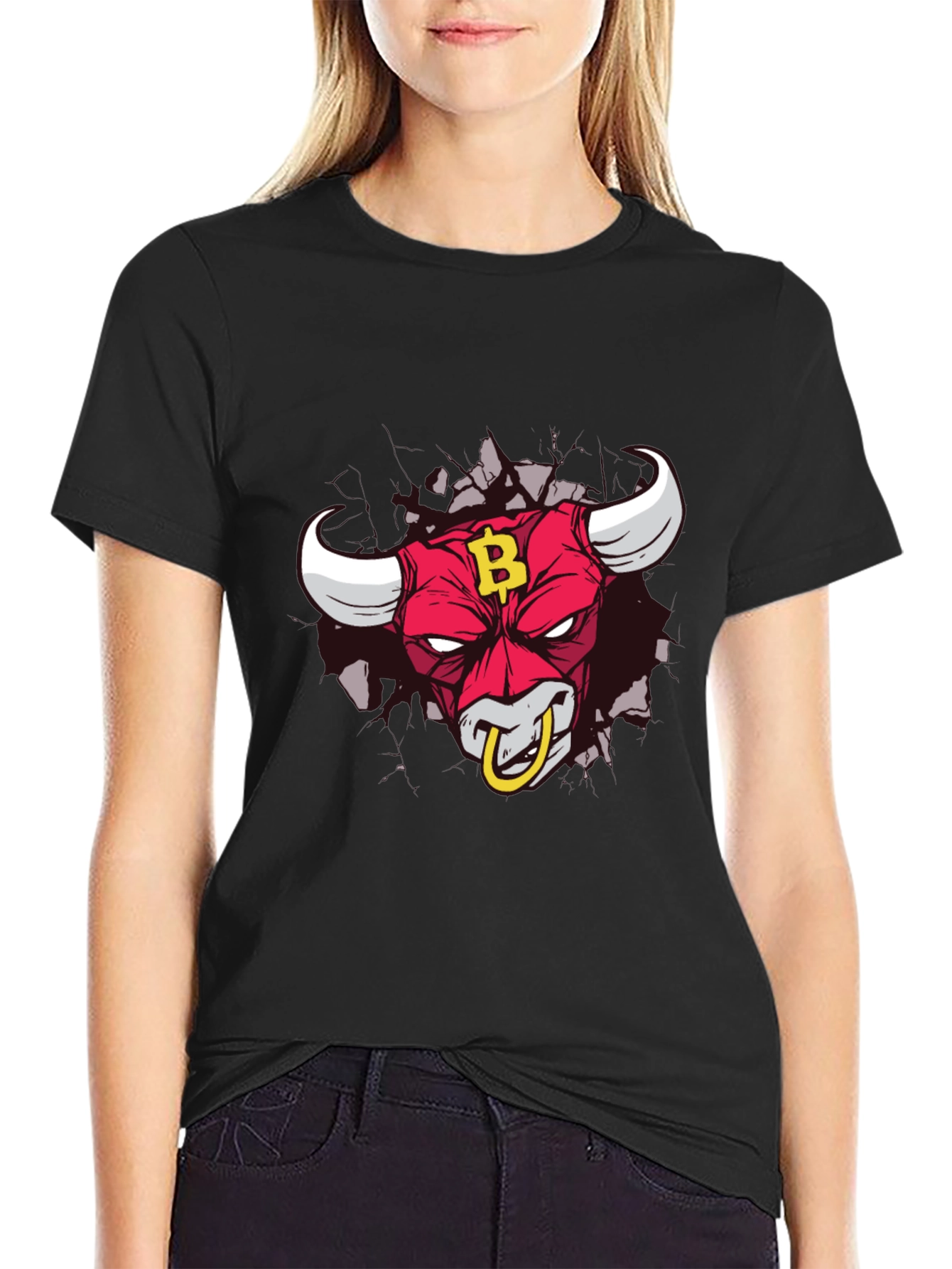 Bitcoin Bull T-Shirt - Crypto Design Tee