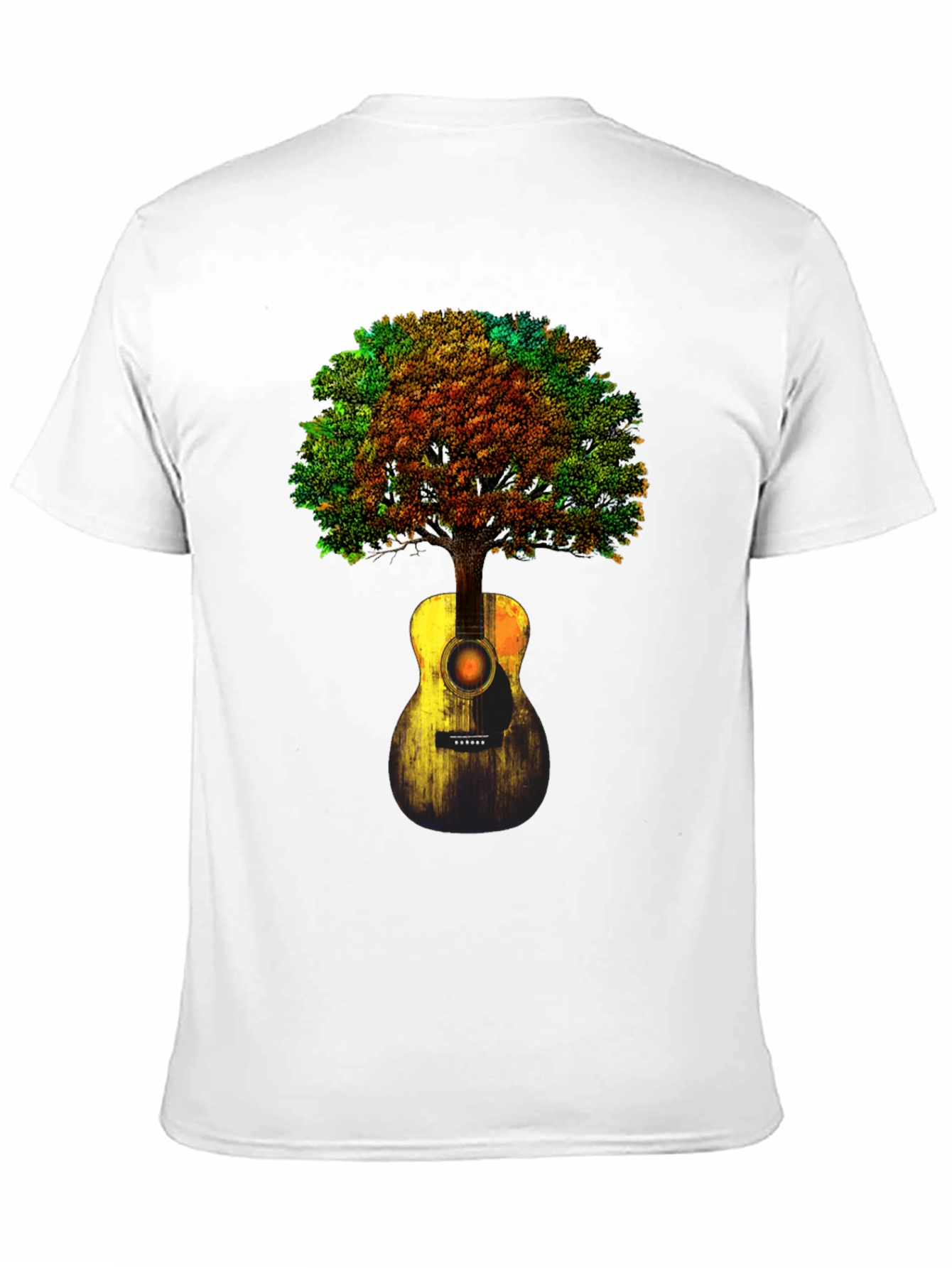 Guitar Tree Graphic T-Shirt - Music Lover Tee