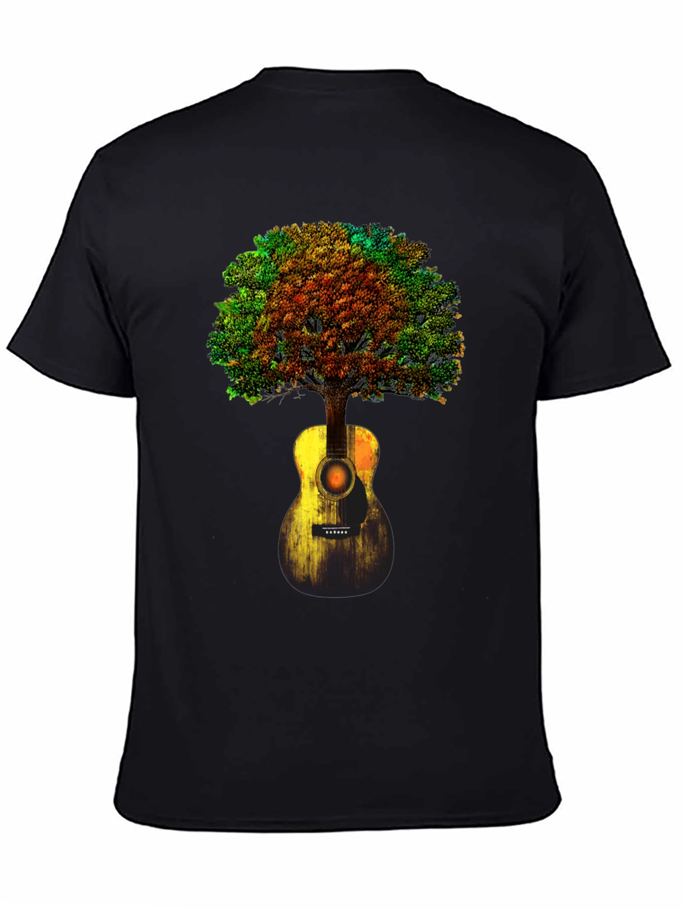 Guitar Tree Graphic T-Shirt - Music Lover Tee