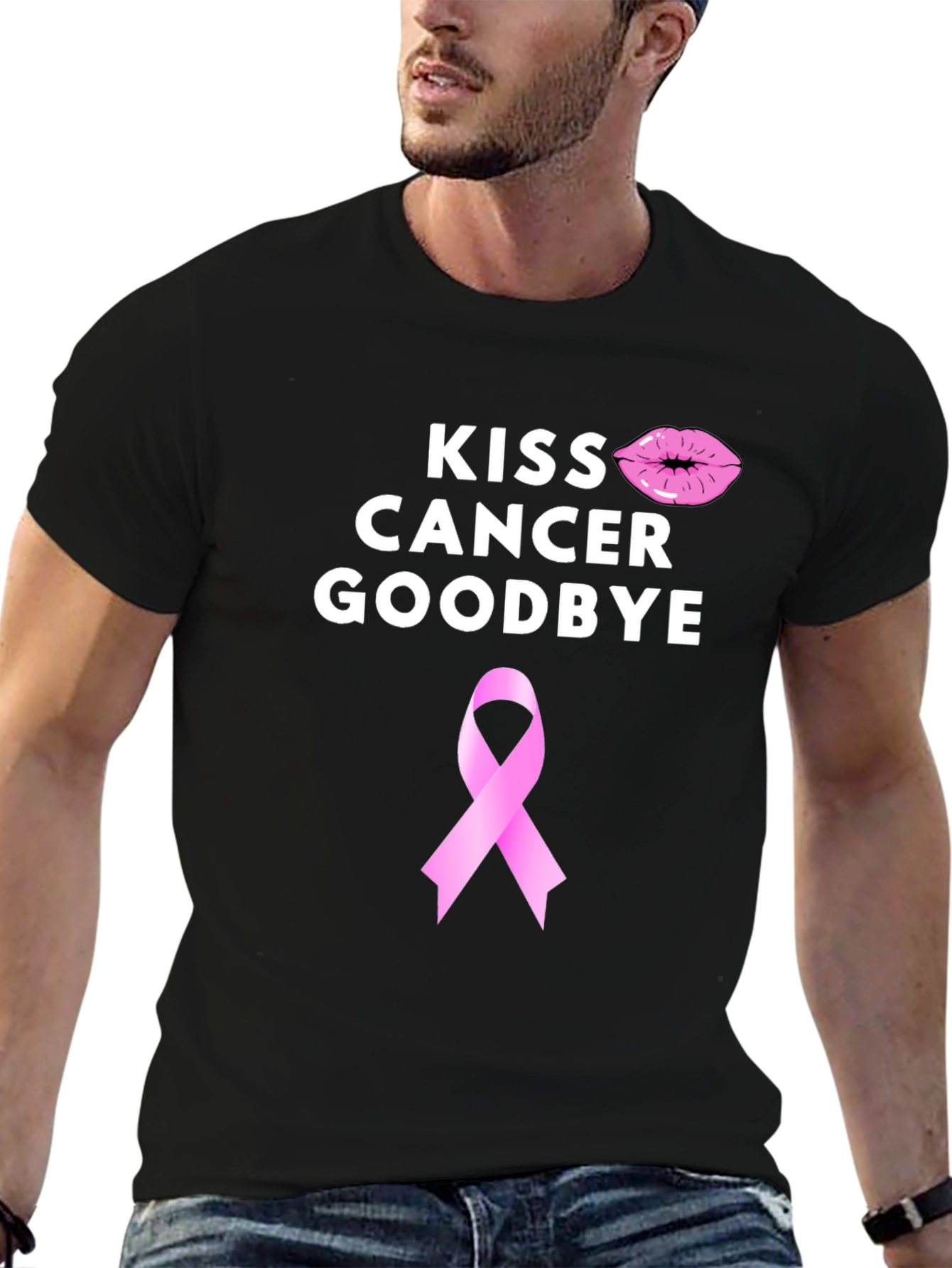 Kiss Cancer Goodbye Awareness T-Shirt
