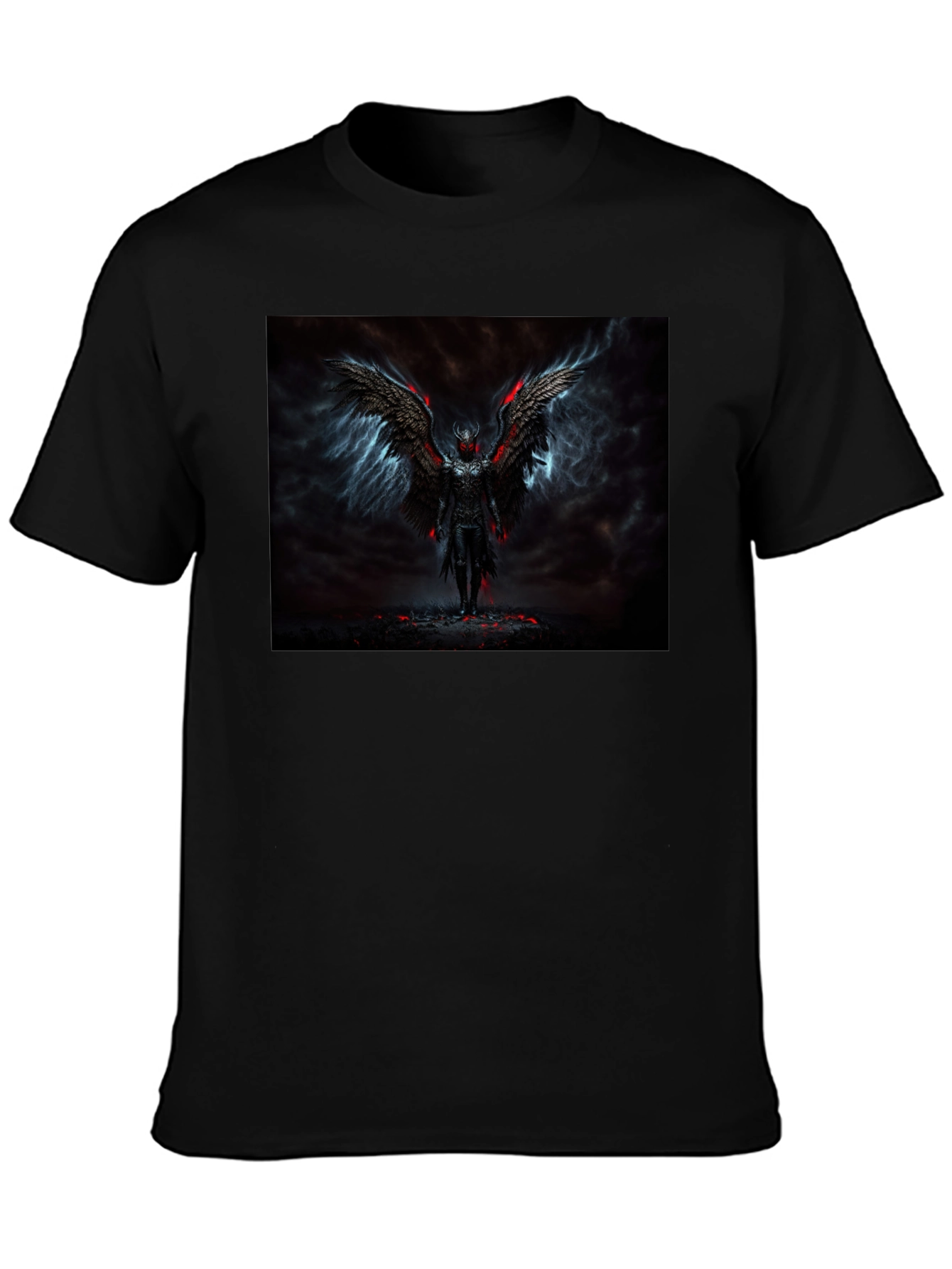 Dark Angel Wings T-Shirt Graphic Tee