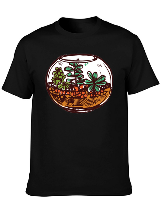 Terrarium Graphic Tee - Unique Plant Lover Shirt