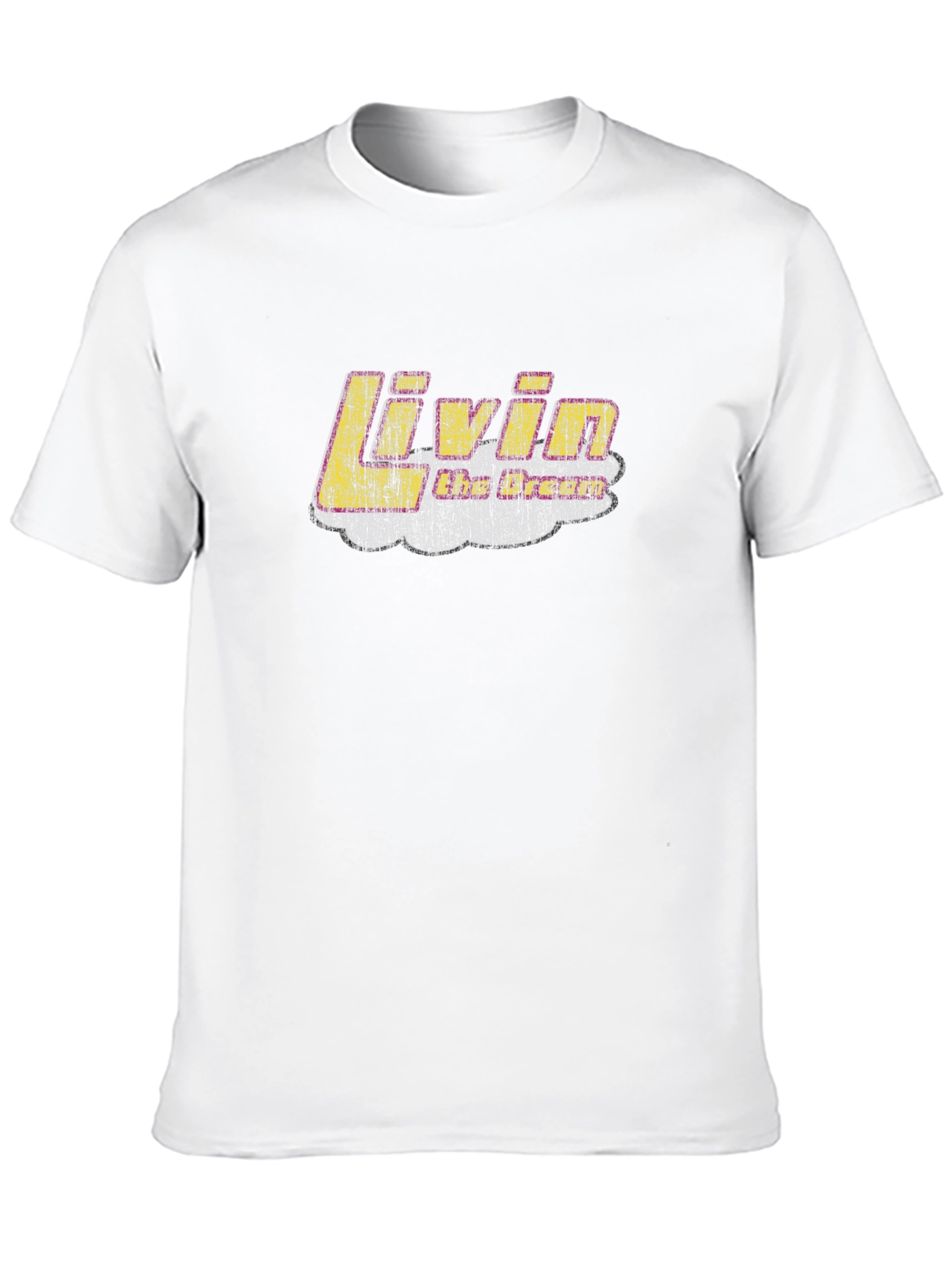 Livin the Dream Black Graphic T-Shirt
